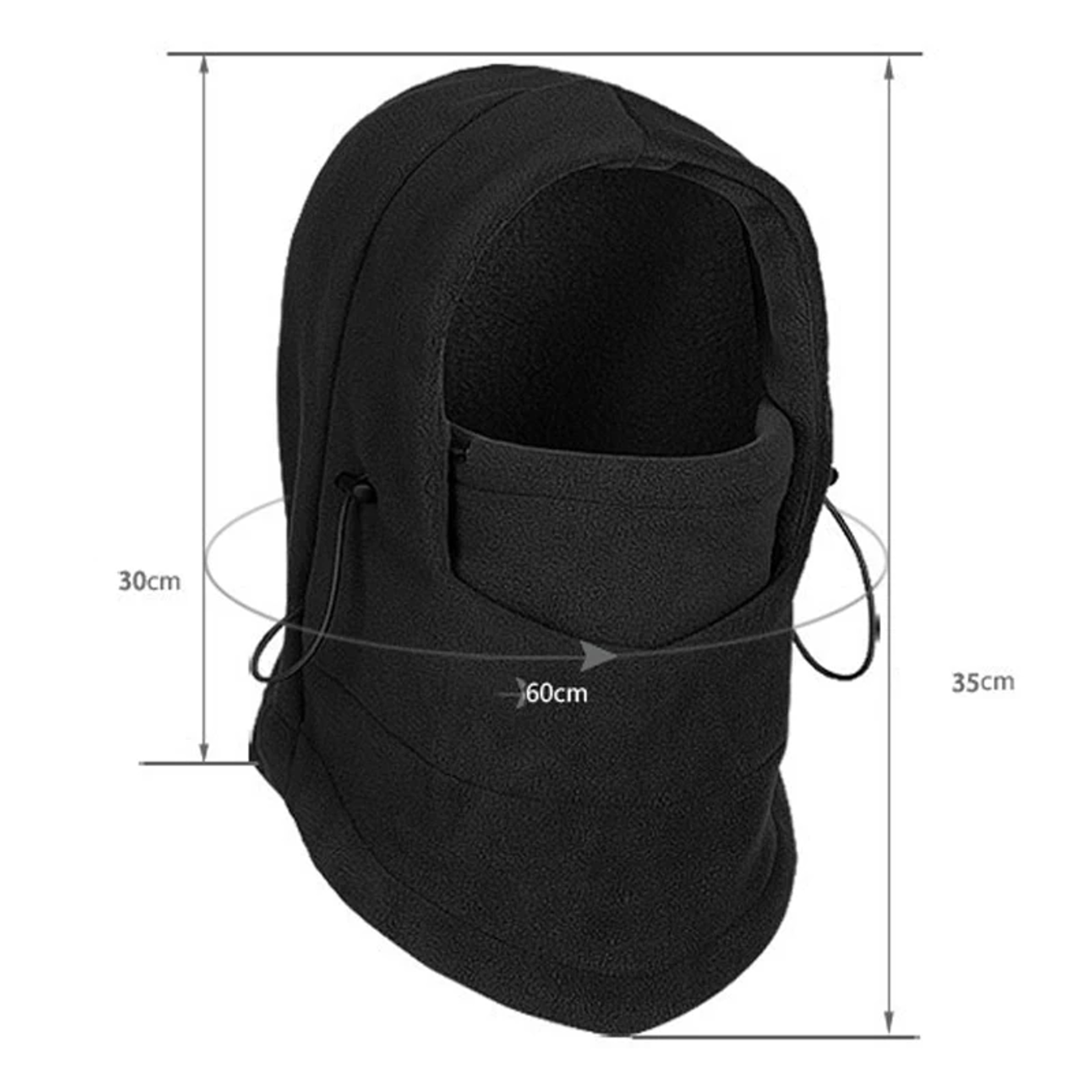 Hiking Balaclava Hat Waterproof Thermal Fleece New Fashion Warm Cap For Men Women Hooded Neck Warme 3