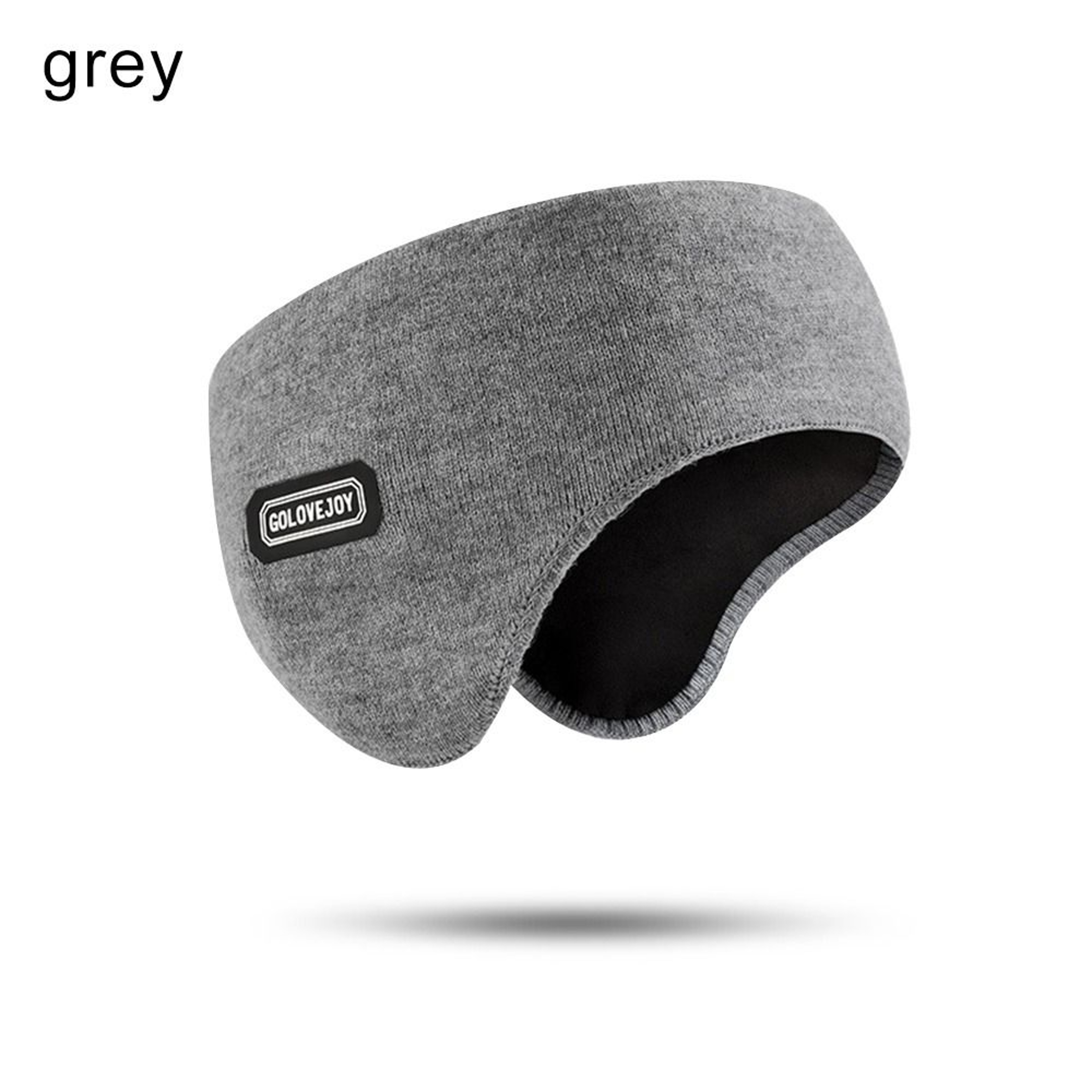 Unisex Thermal Soft Ear Warmers, Winter Warm Earmuffs, Anti Cold Knitted Plush Headband Ear Covers for Cycling – view 7