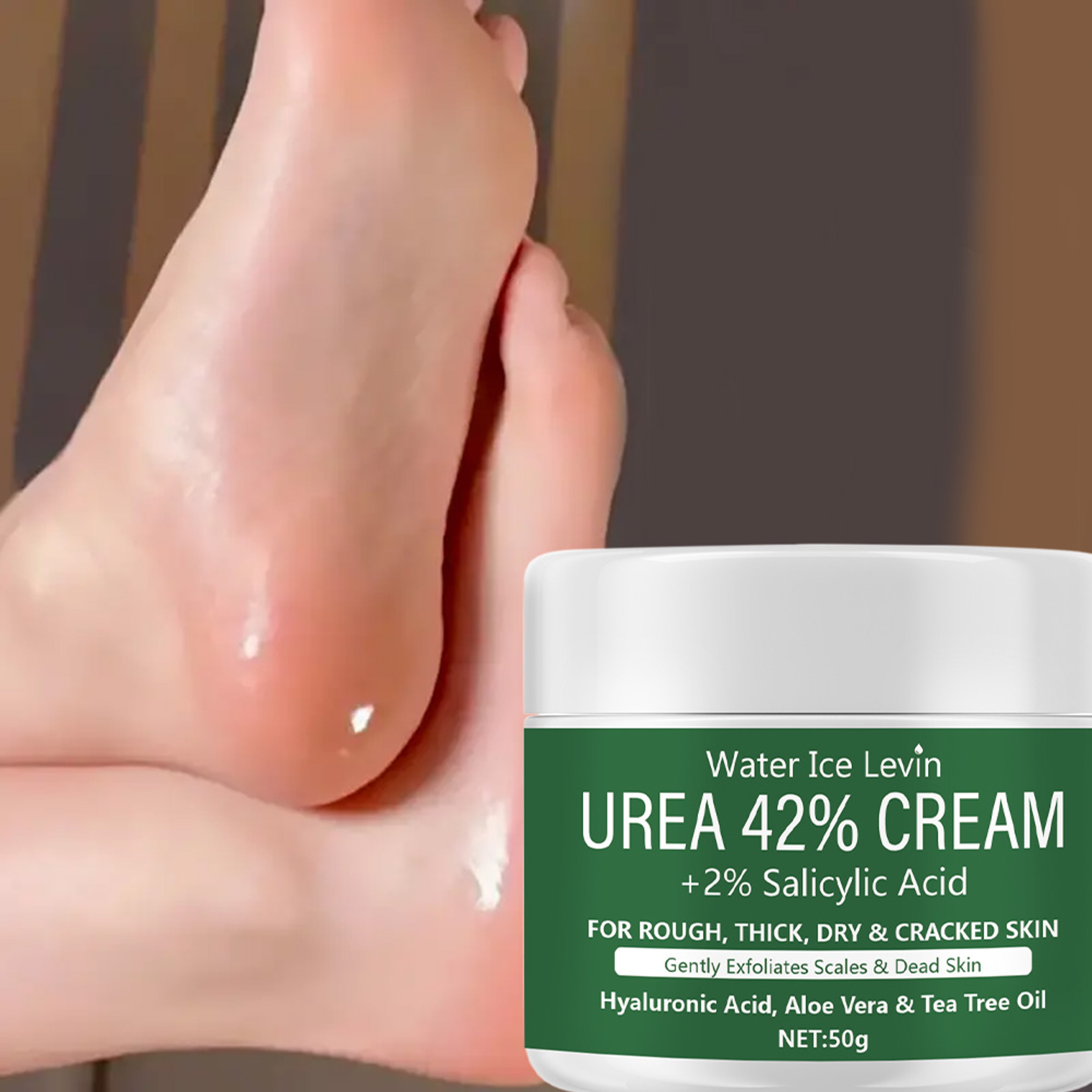 Urea Cream Salicylic Acid Foot and Hand Moisturizer, Deep Nourishing Formula for Soft, Hydrated Skin – view 1