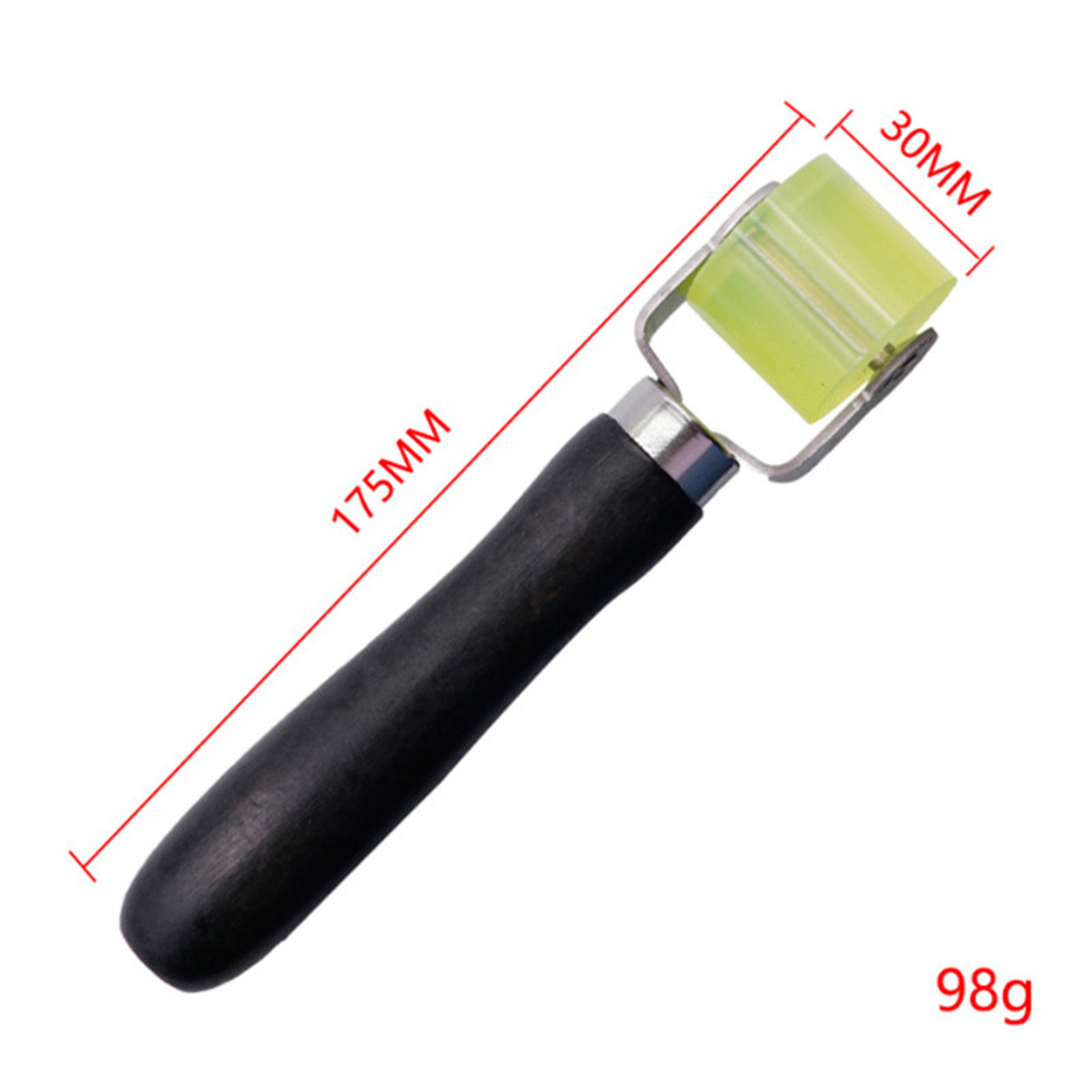 Sound Deadening Tool Durable Car Soundproofing Pressure Roller Black Rubber Roller 5