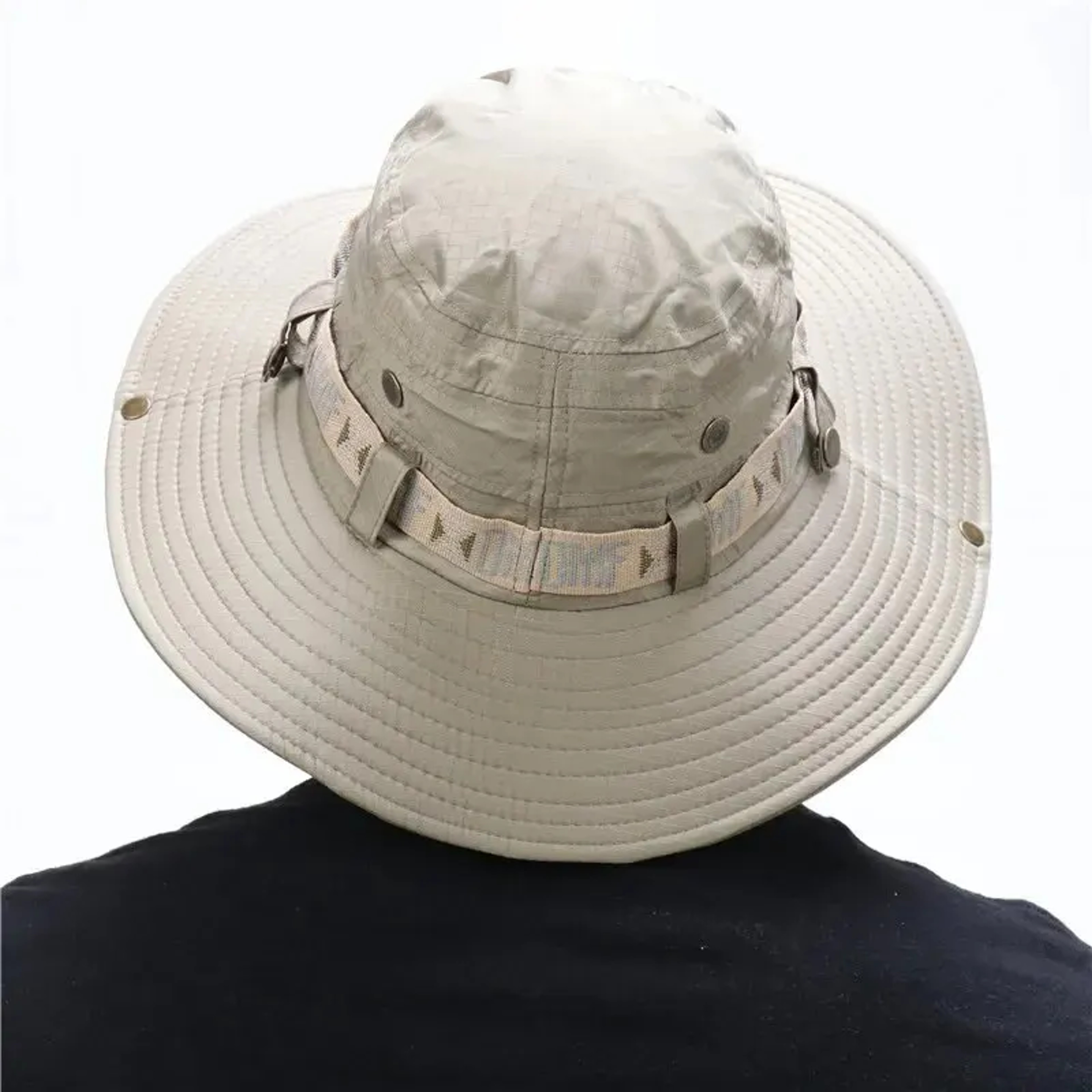Fishing Hiking Hat, Mesh Outdoor UV Protection, Summer Men Bucket Hat – view 3