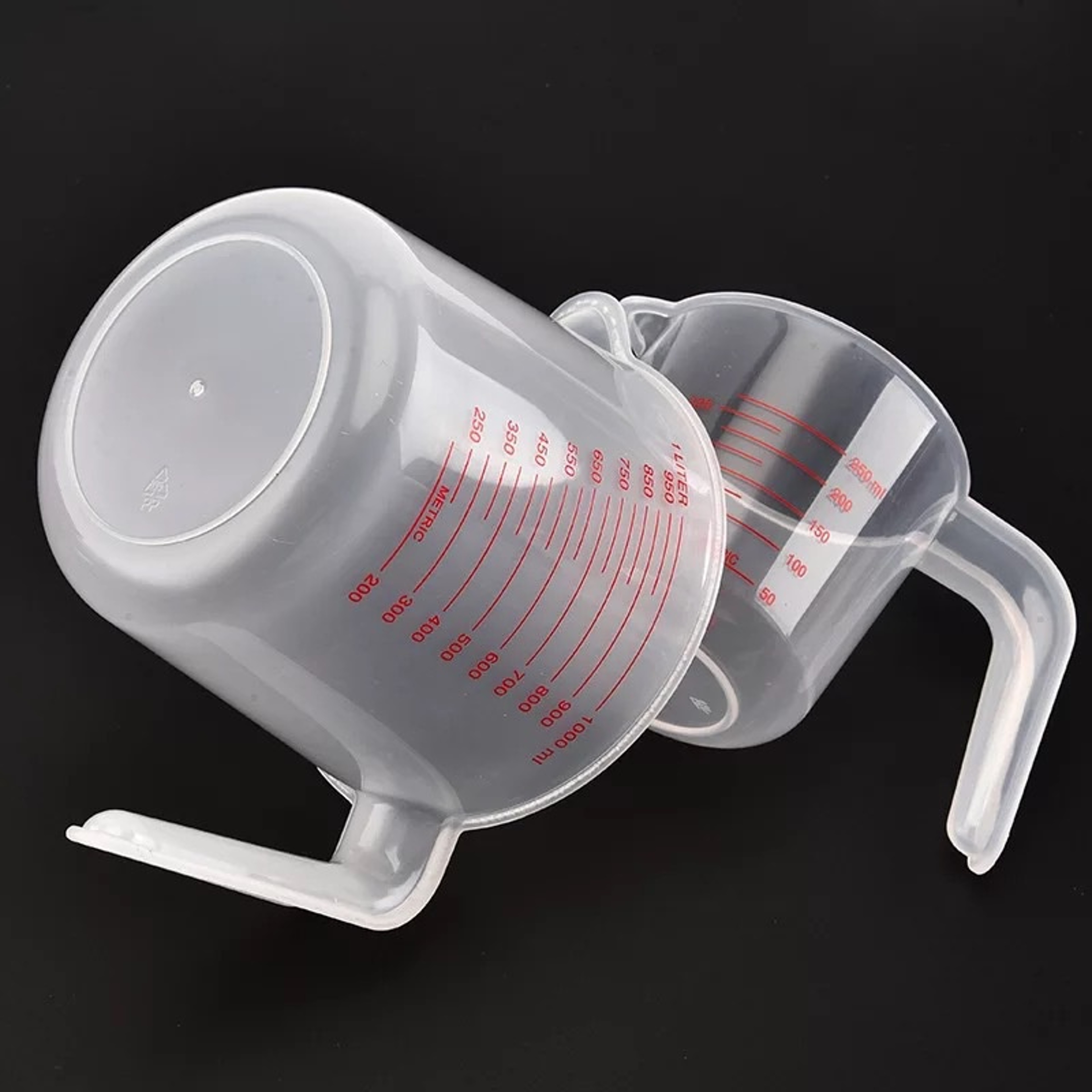 Plastic Measuring Volume Beaker, Baking Liquid Measuring Cups with PVC Scale – view 5