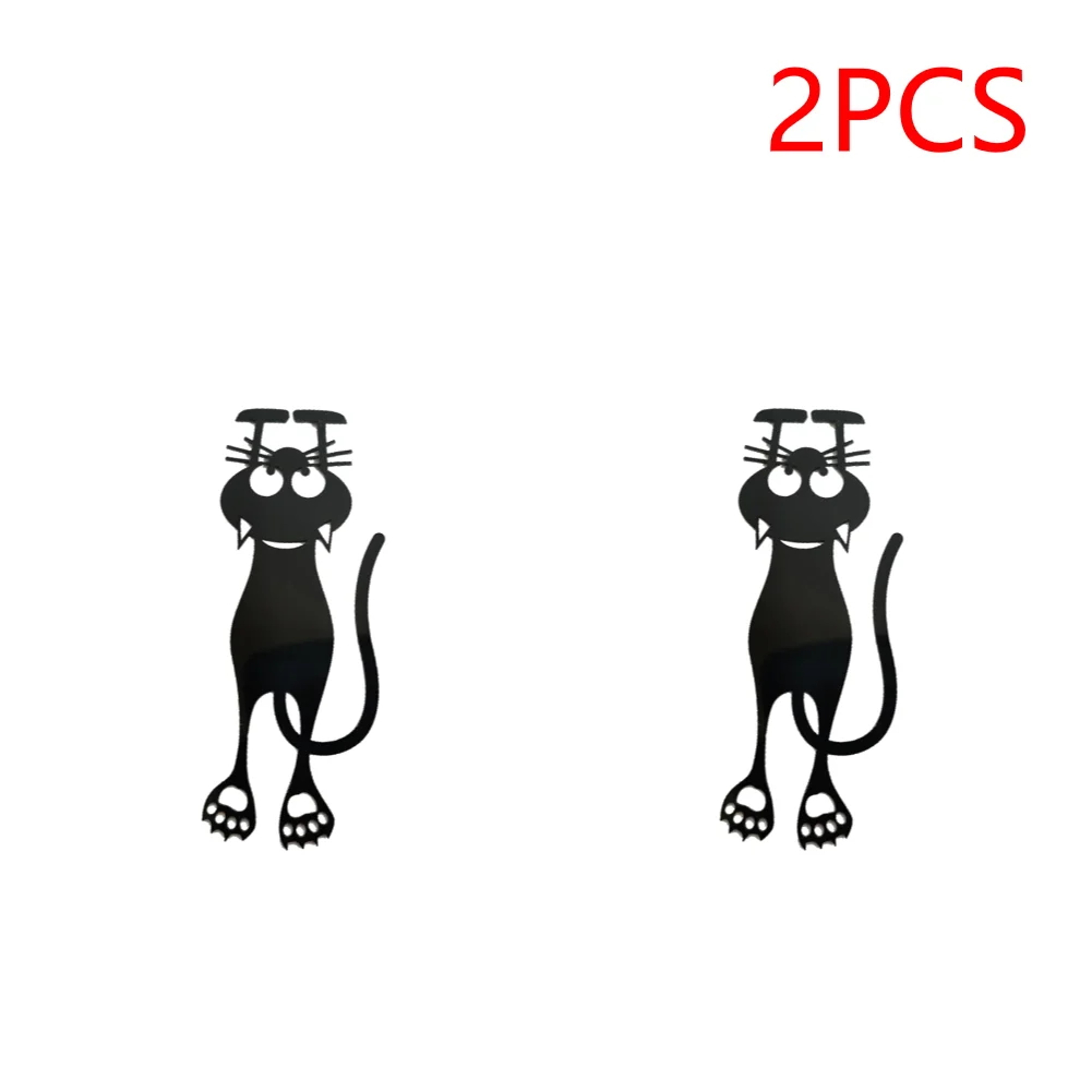 Creative Hollowed Out Black Kitten Hanging Bookmarks Acrylic Hollowed Out Bookmarks Perfect Gifts F 6