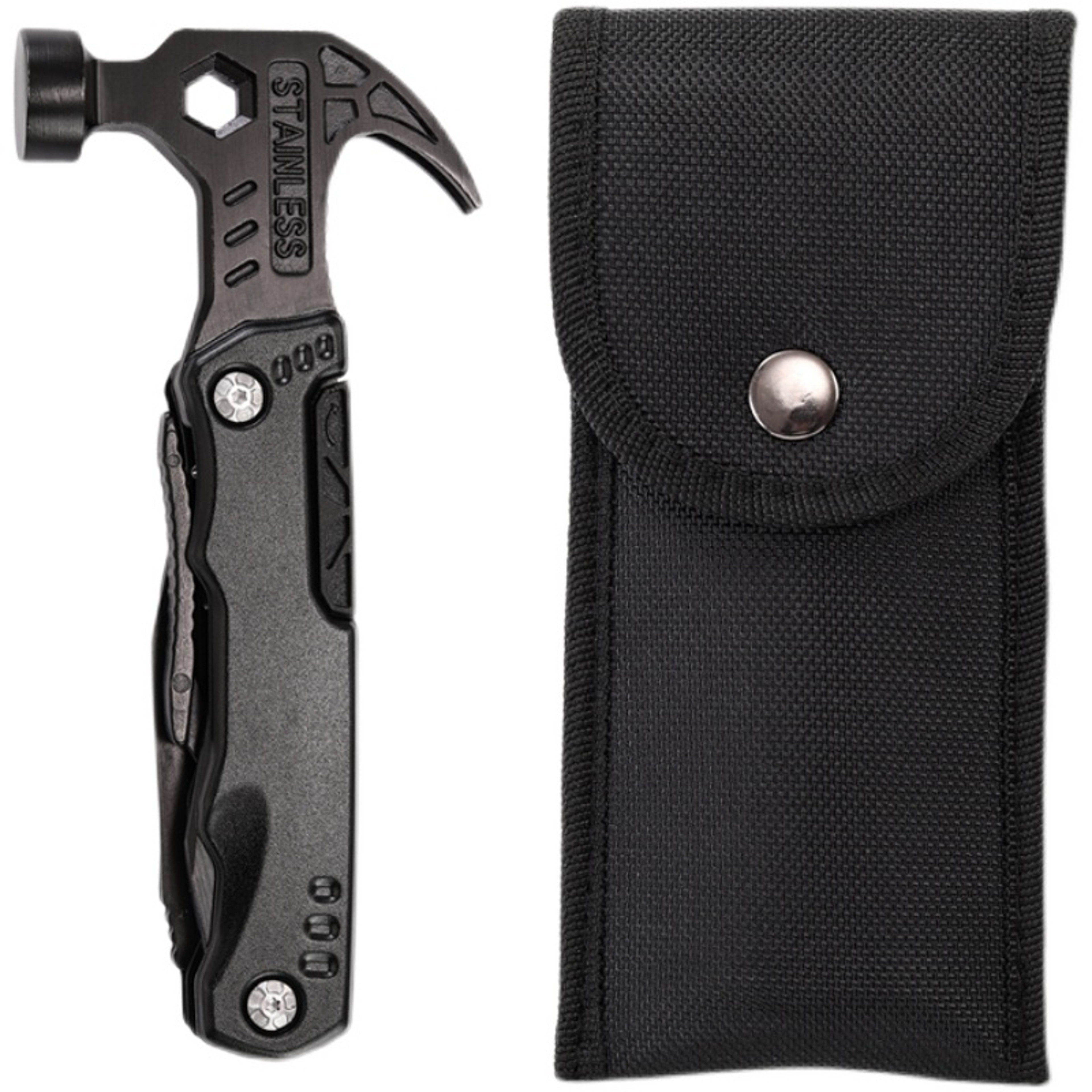 Camping Tool Outdoor Multifunctional Claw Hammer Woodworking Hammer Broken Window Escape Hammer Veh 5