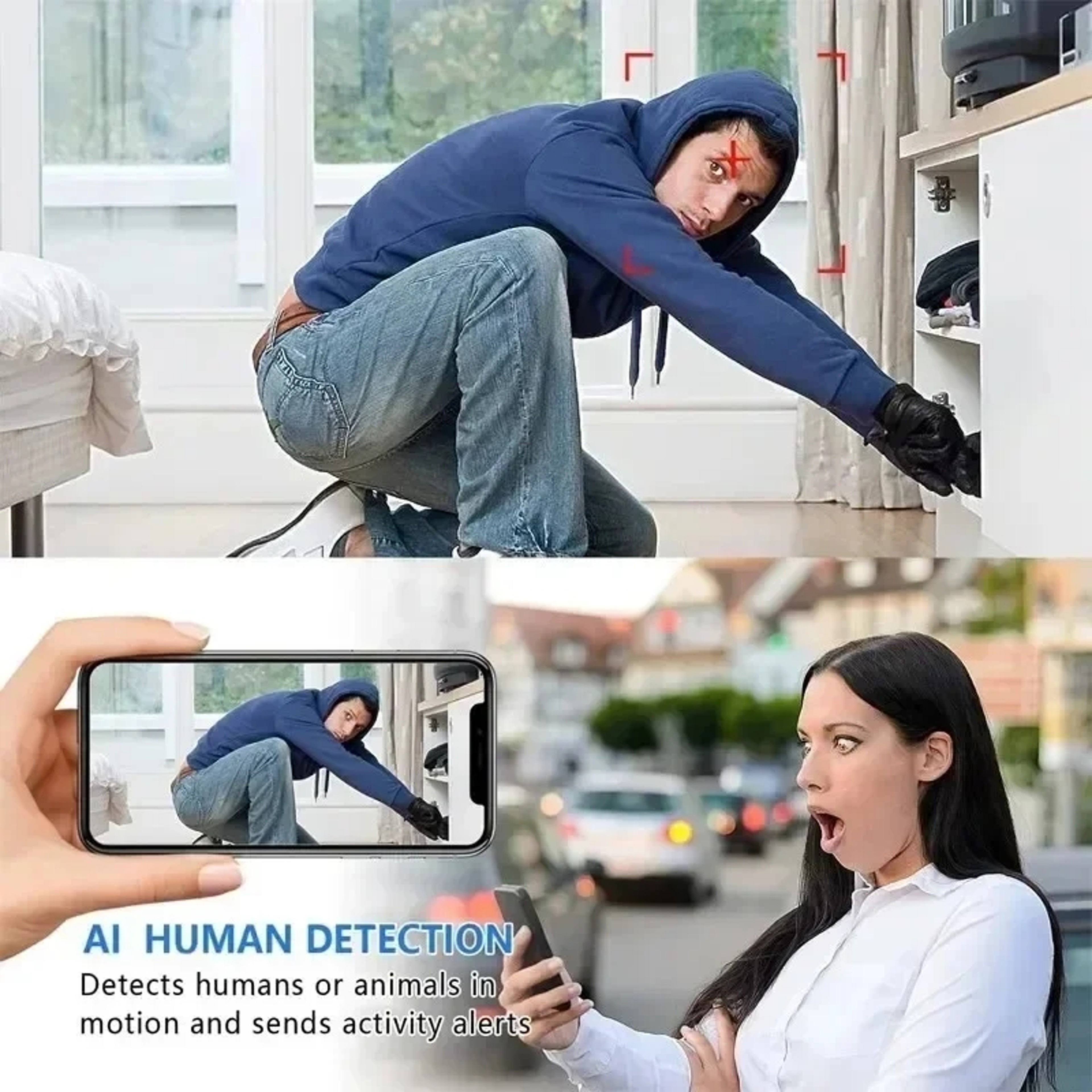 Wireless Surveillance Camera, Portable Motion Detection, Clear Night Vision, Lightweight Premium Quality – view 5