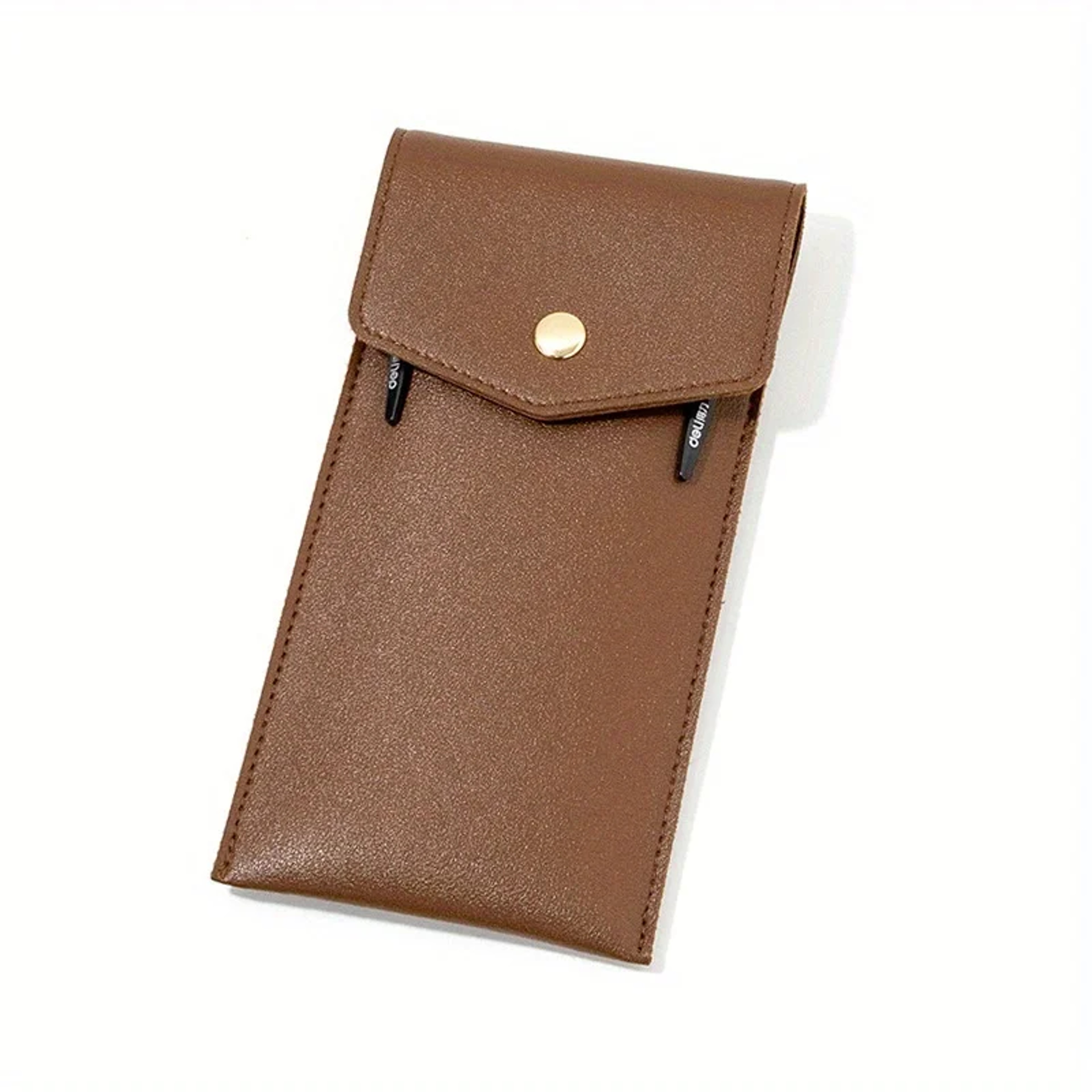 Large-Capacity PU Leather Storage Bag, Business Office Pen Storage, Student Glasses Case – view 7