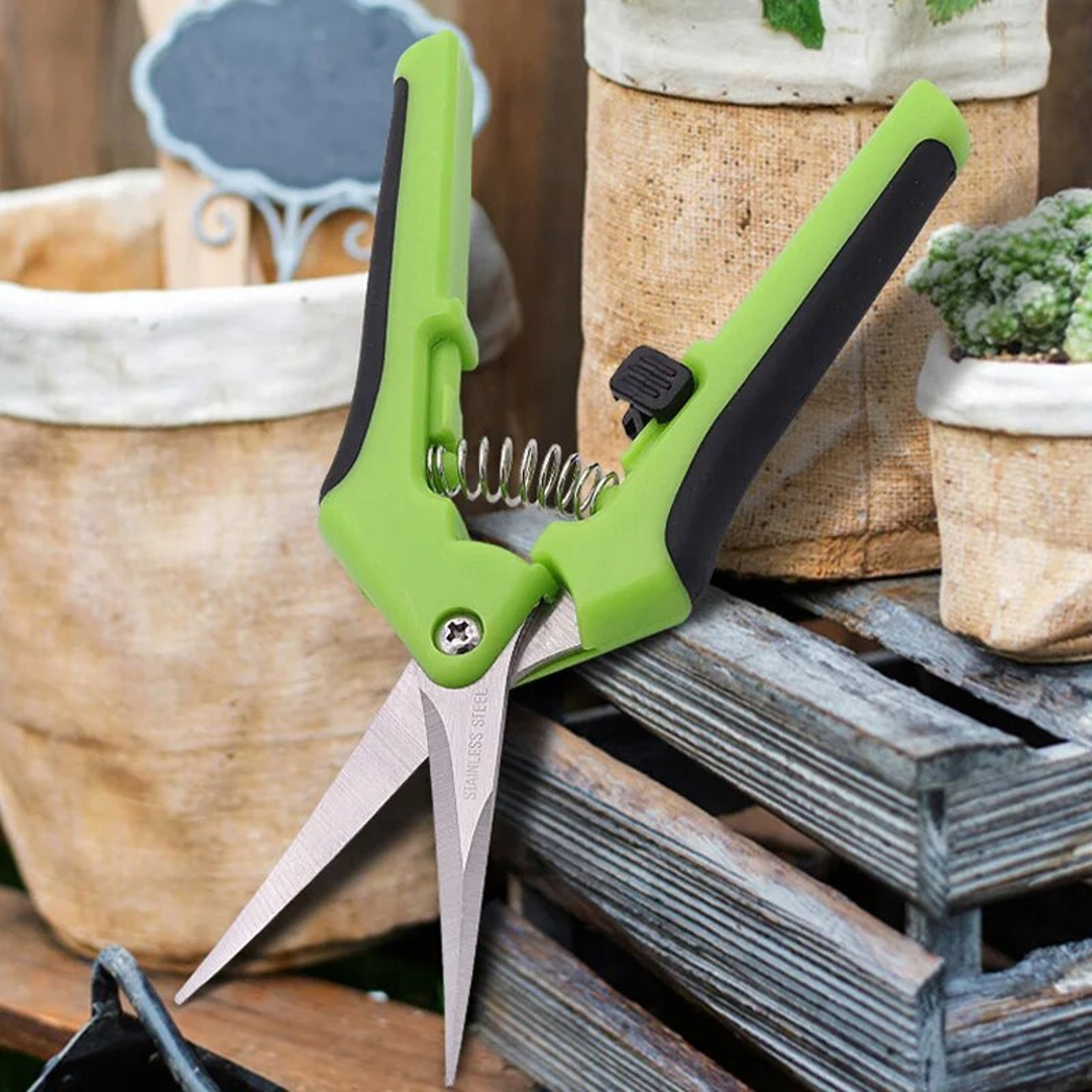 Non-slip Garden Pruning Shears, Labor-saving Branch Shears for Flowers – view 6