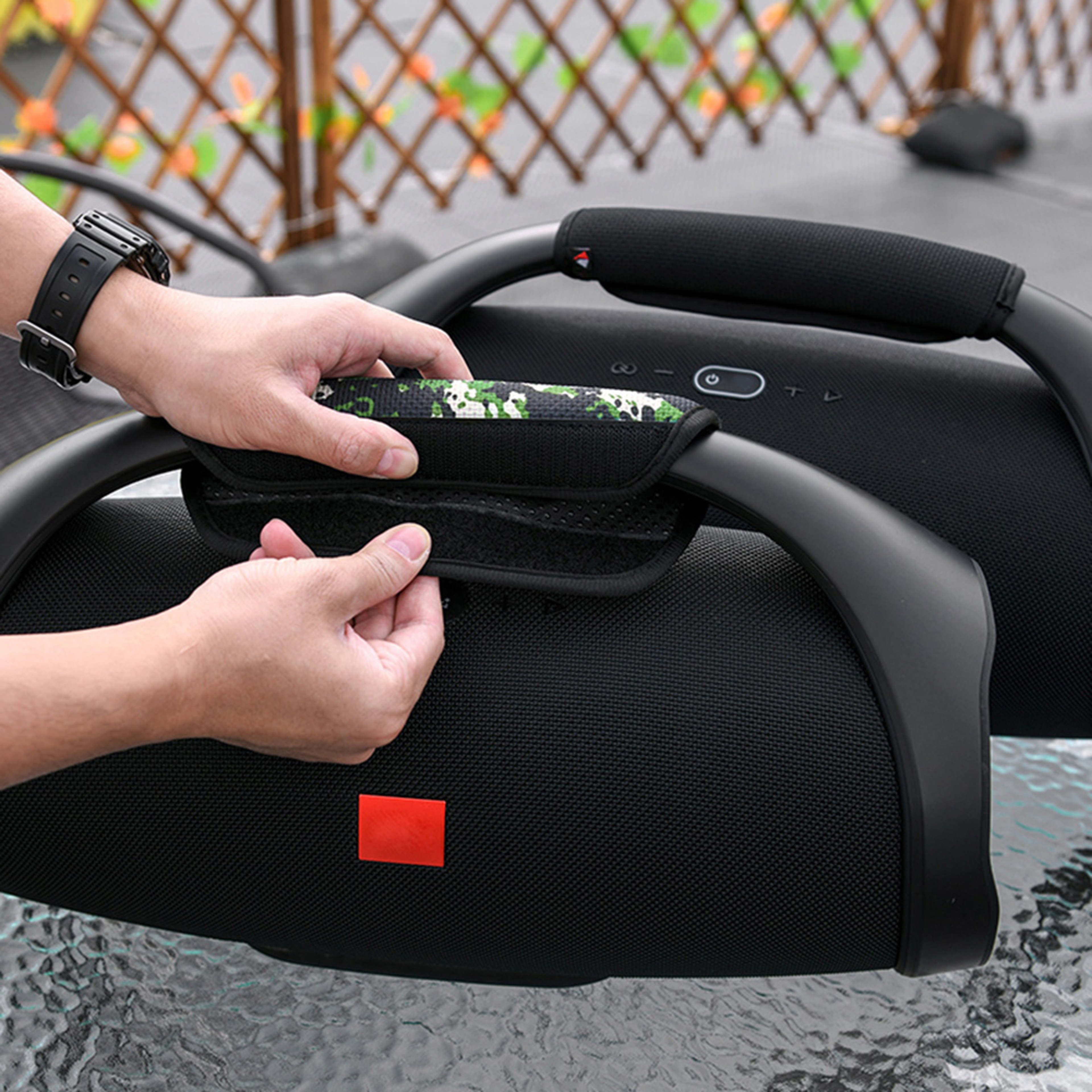 Universal Wireless Speaker Wristband, Thickened Handle Strap Accessories, Lightweight Pad for JBL Bombox Speaker – view 4