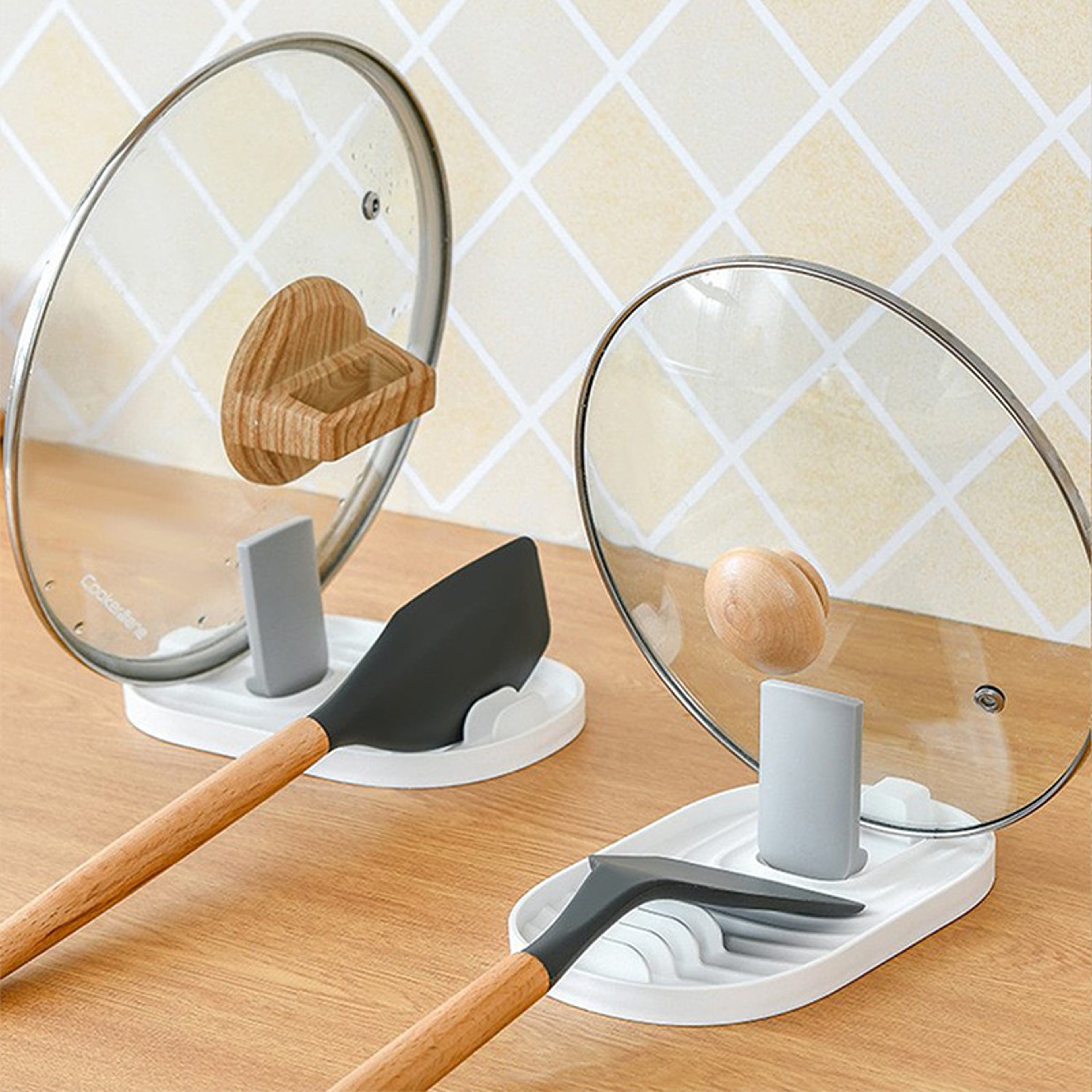 Practical Multifunctional Utensils, Polychrome Foldable Nordic Style Pot Holder for Kitchen – view 10