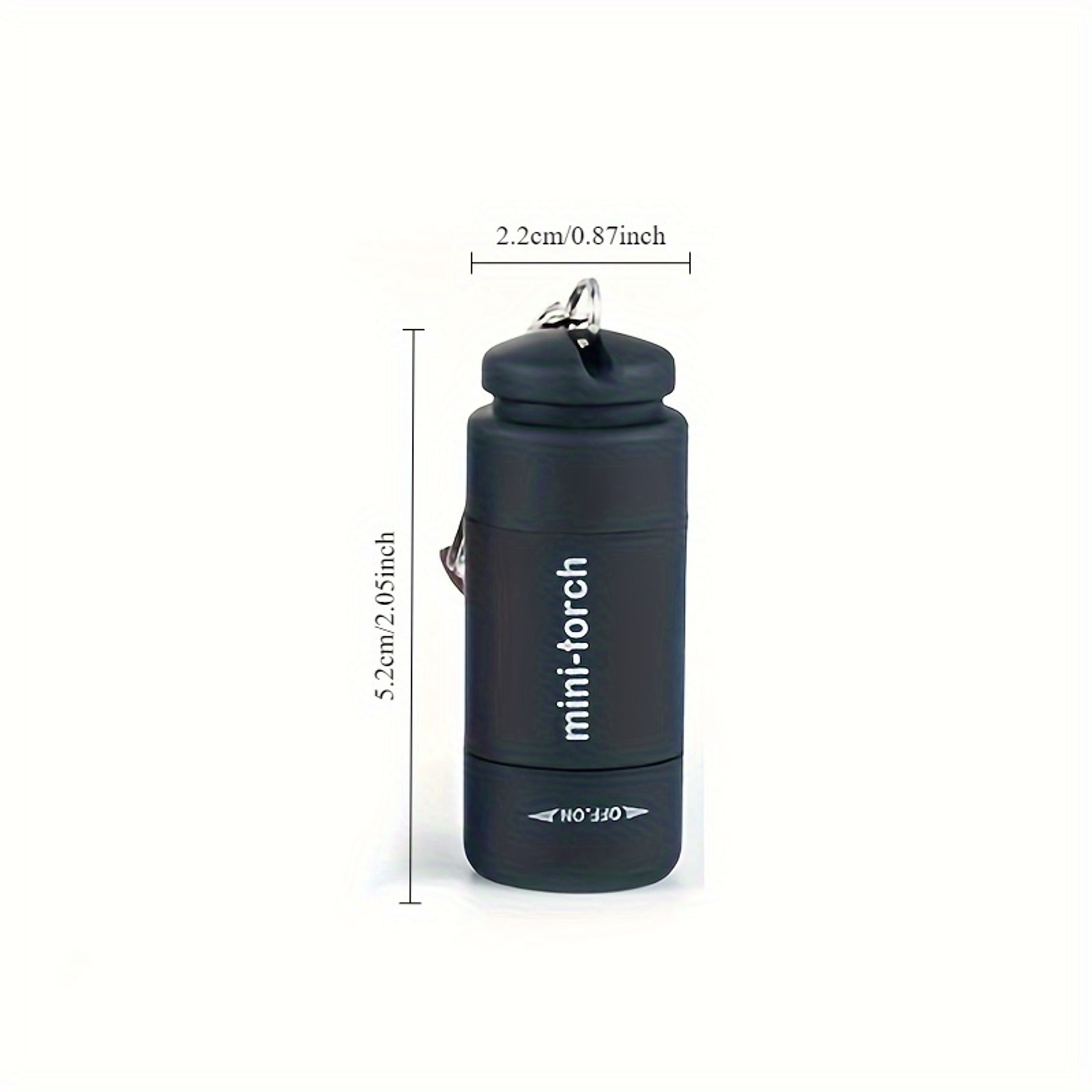 Portable USB Rechargeable LED Micro Pocket Flashlight, Waterproof Keychain Flashlight for Outdoor Hiking, Camping, – view 3