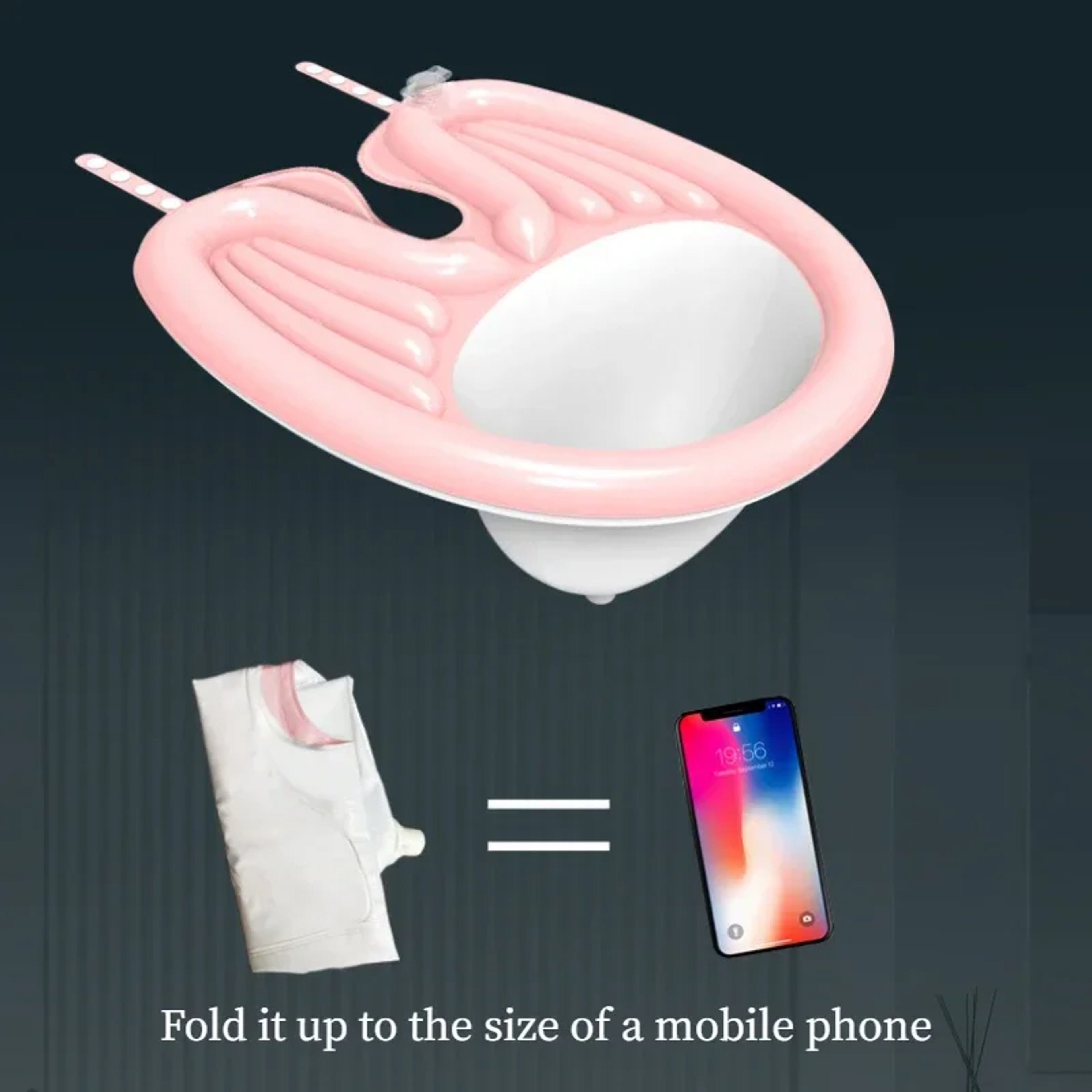 Portable Hair Washing Basin, Foldable PVC Inflatable Shampoo Pad, Spa Tub for Pregnant Women, Elderly, Deflate Shampoo – view 5