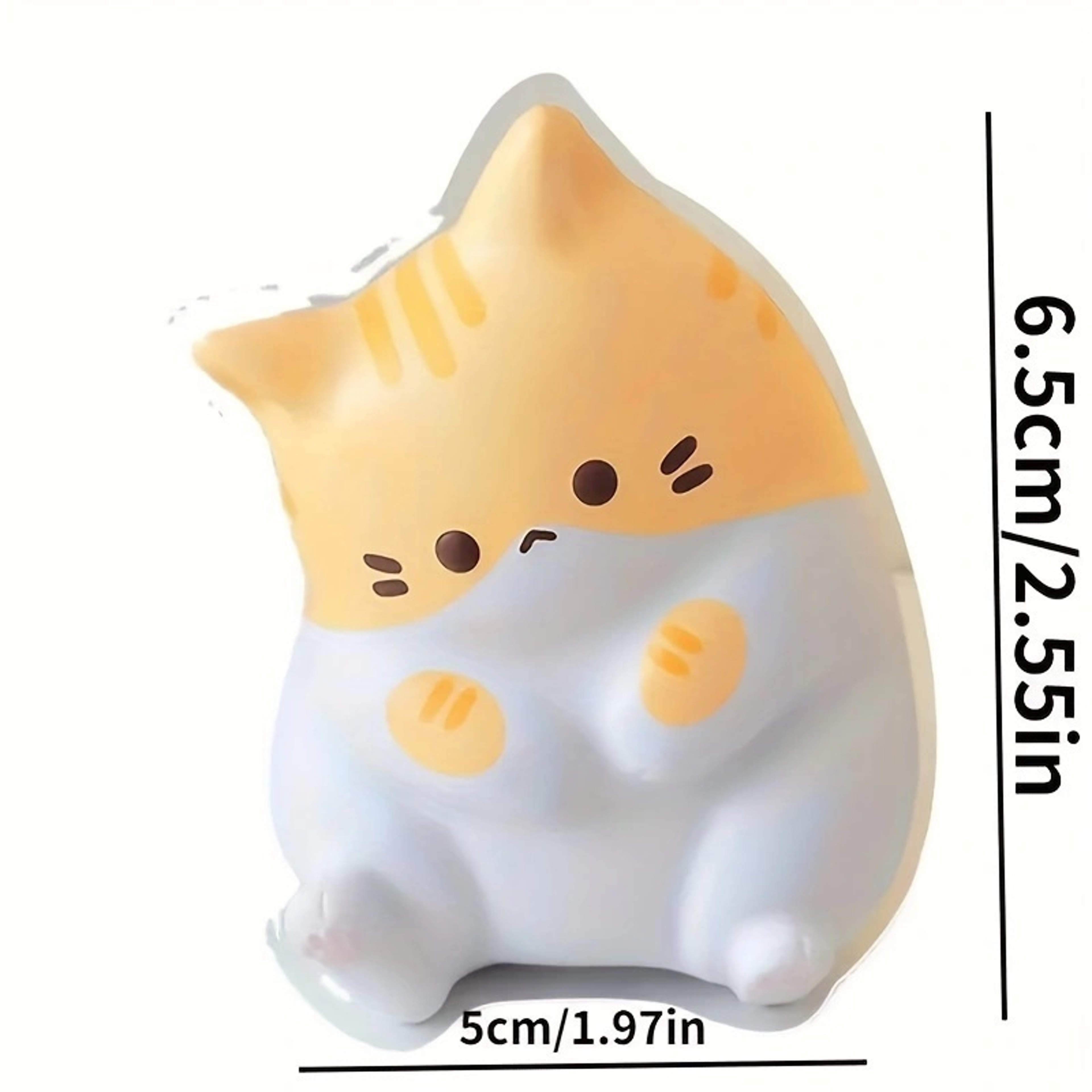 Soft Pinch PU Squeeze Toys for Kids, Adorable Cartoon Cat, Slow Rebound Fidget Balls, Halloween Gifts – view 2