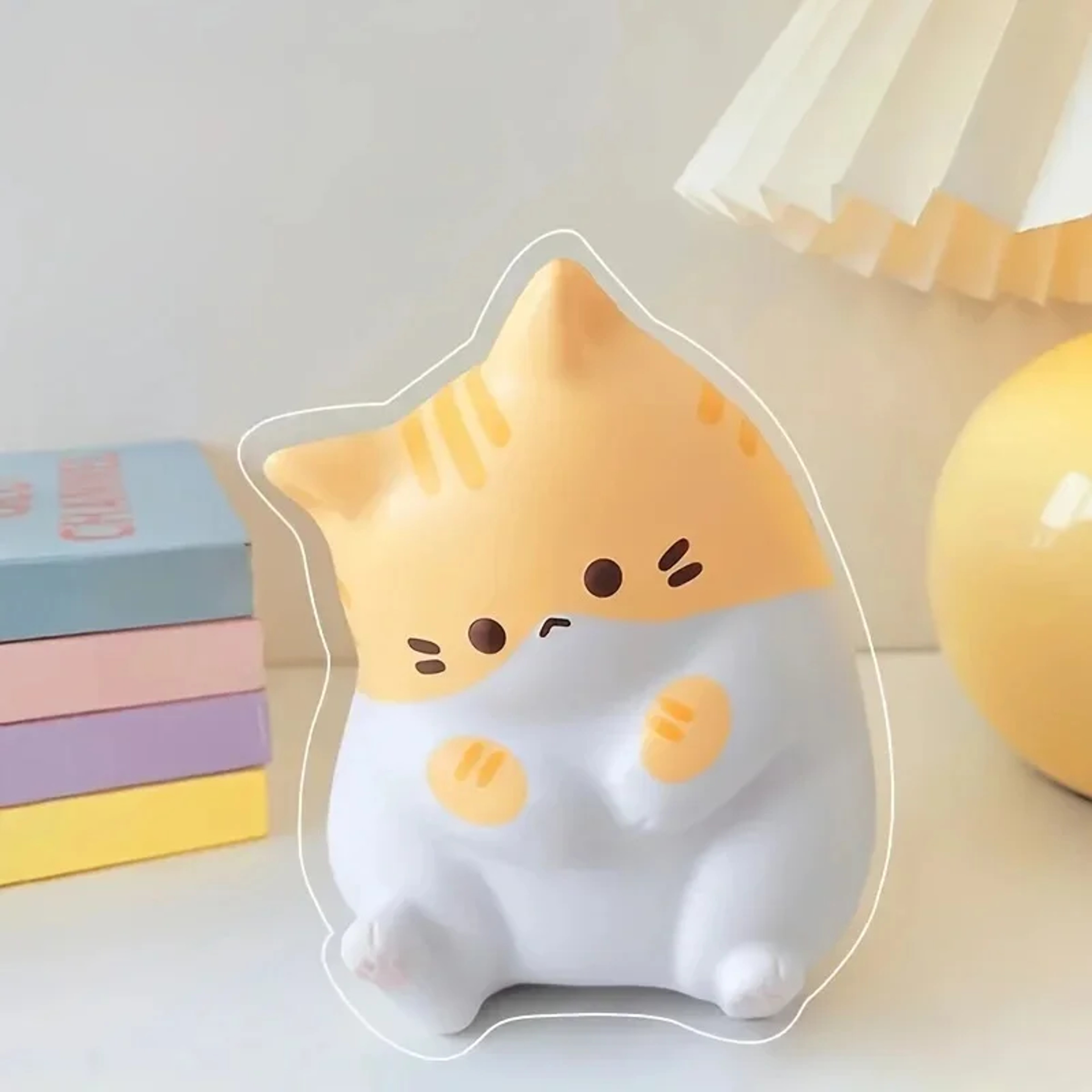 Soft Pinch PU Squeeze Toys for Kids, Adorable Cartoon Cat, Slow Rebound Fidget Balls, Halloween Gifts – view 5