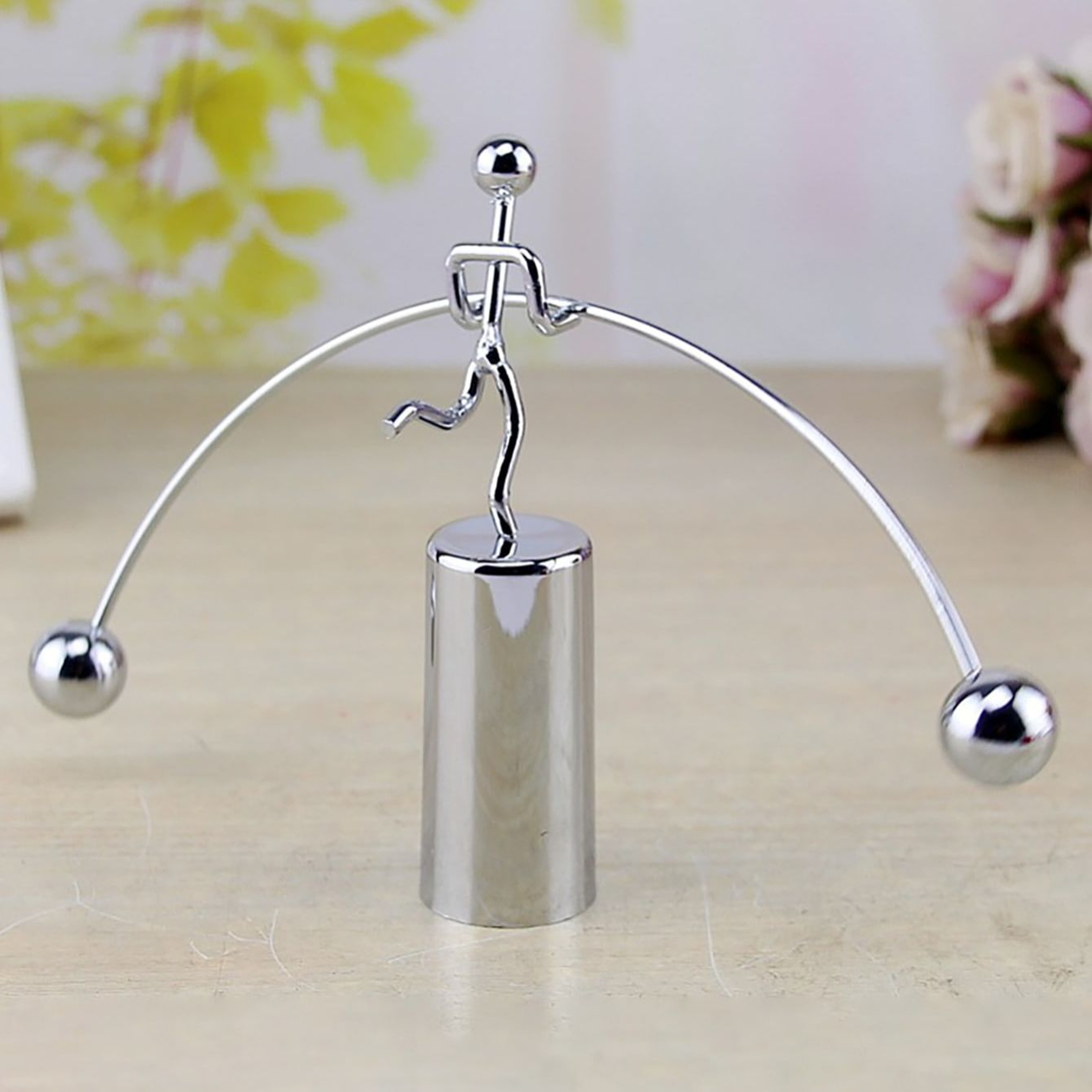 Creative balance ball, small iron man does not fall, swing weightlifting tumbler, fun man decoration ornament – view 5