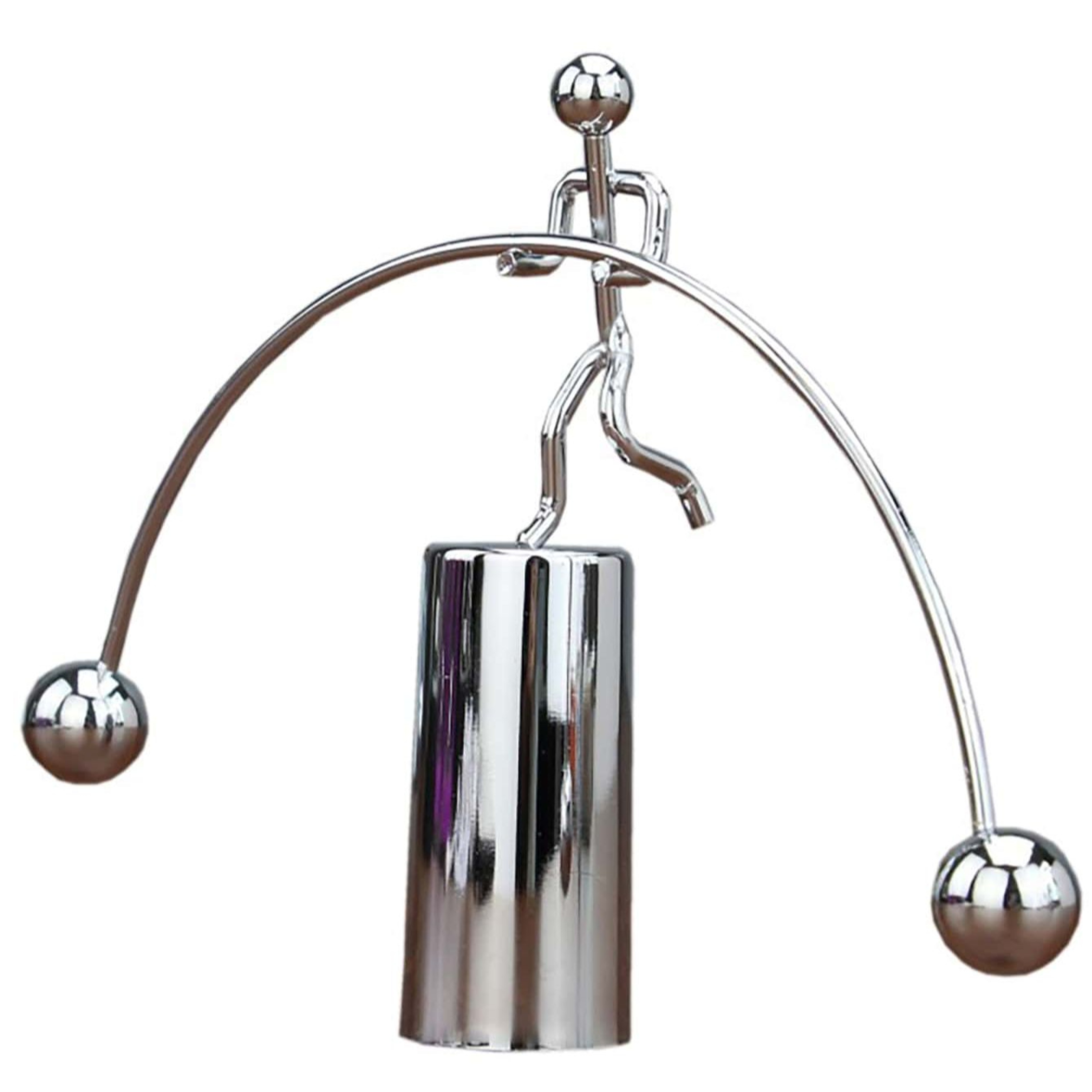 Creative balance ball, small iron man does not fall, swing weightlifting tumbler, fun man decoration ornament – view 3
