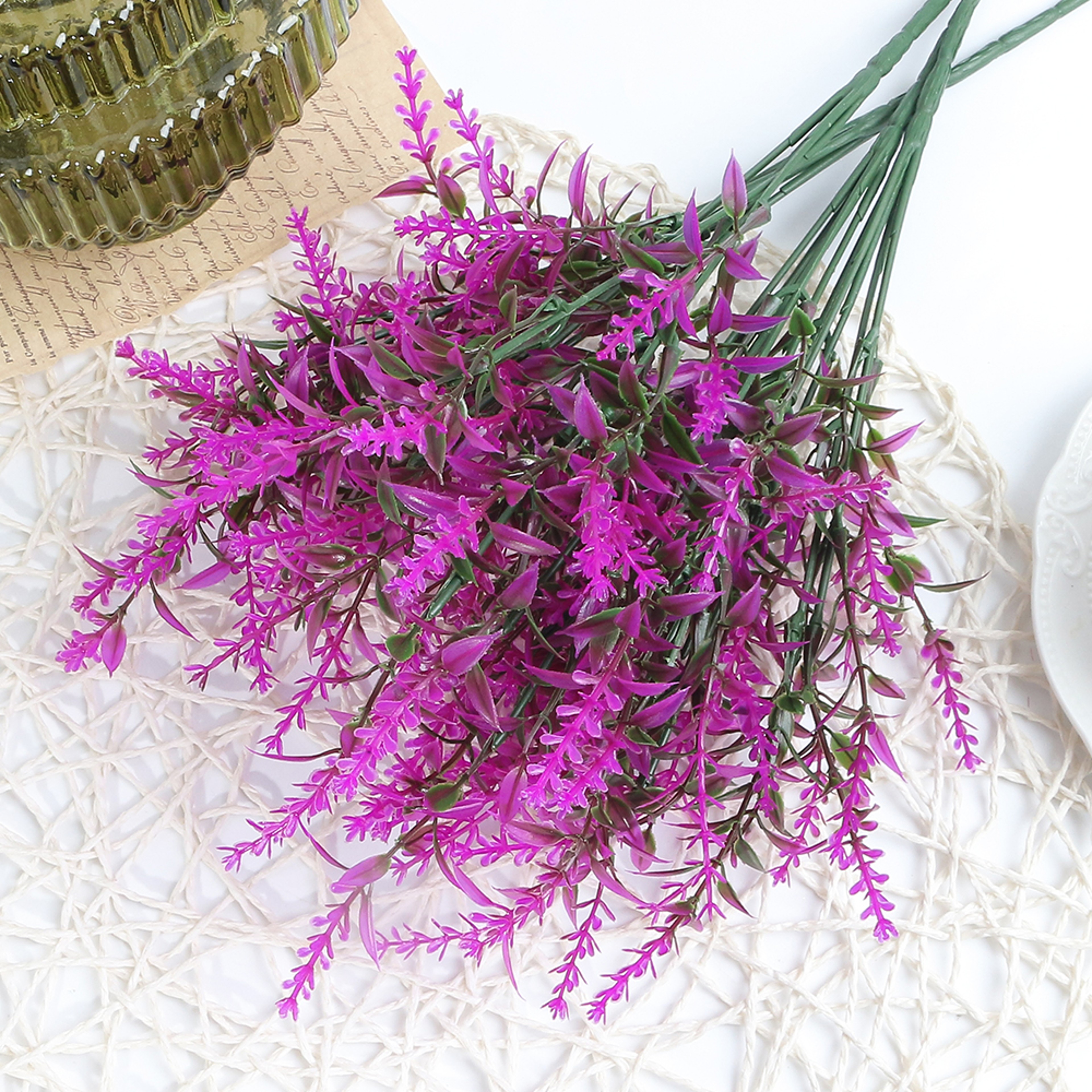 Wedding Home Garden Lavender Fake Plant Artificial Flower Photography Props Household Products Bridal Bouquet – view 10