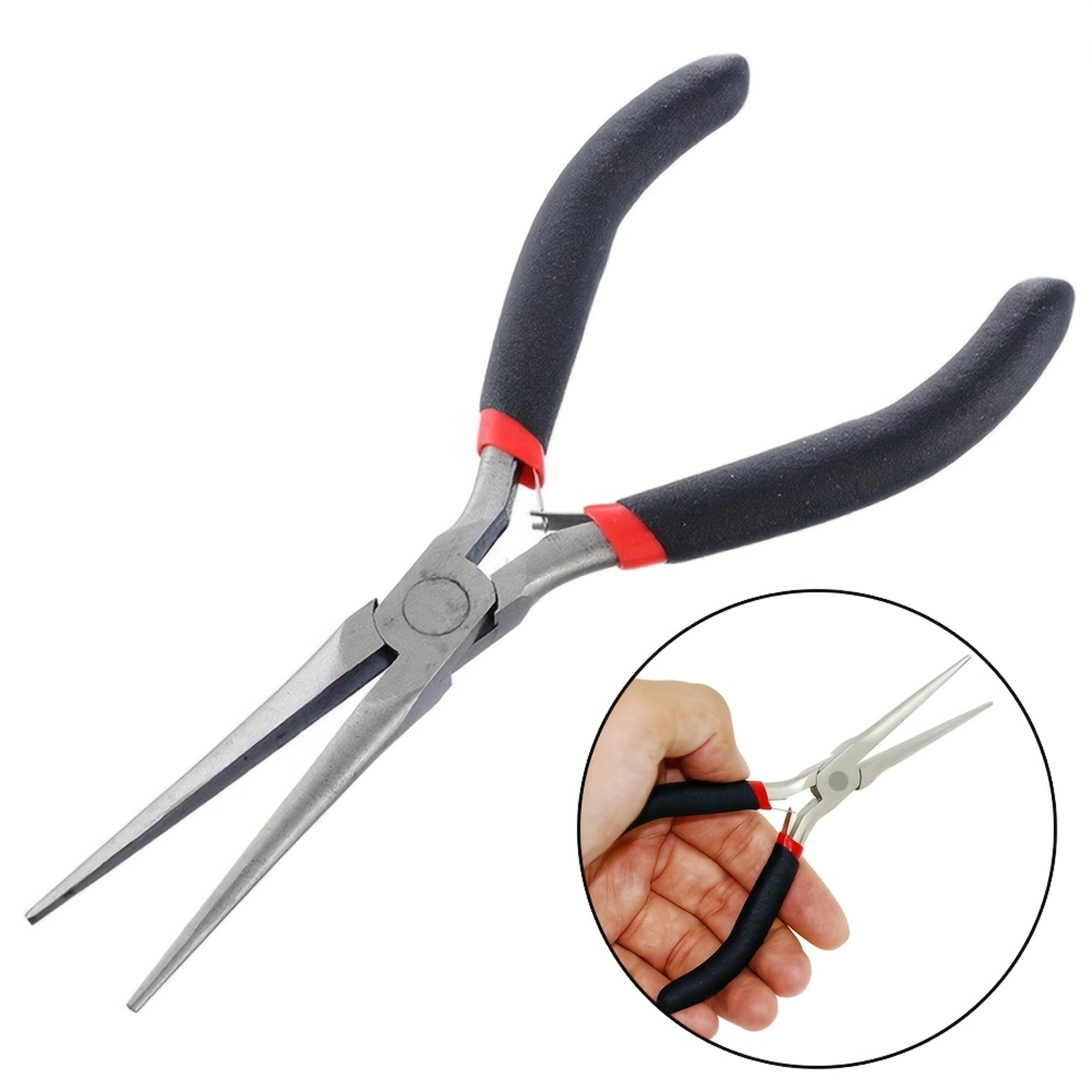Needle Nose Plier Multi tool, Forceps Repair Hand Tool for Precision Work – view 2