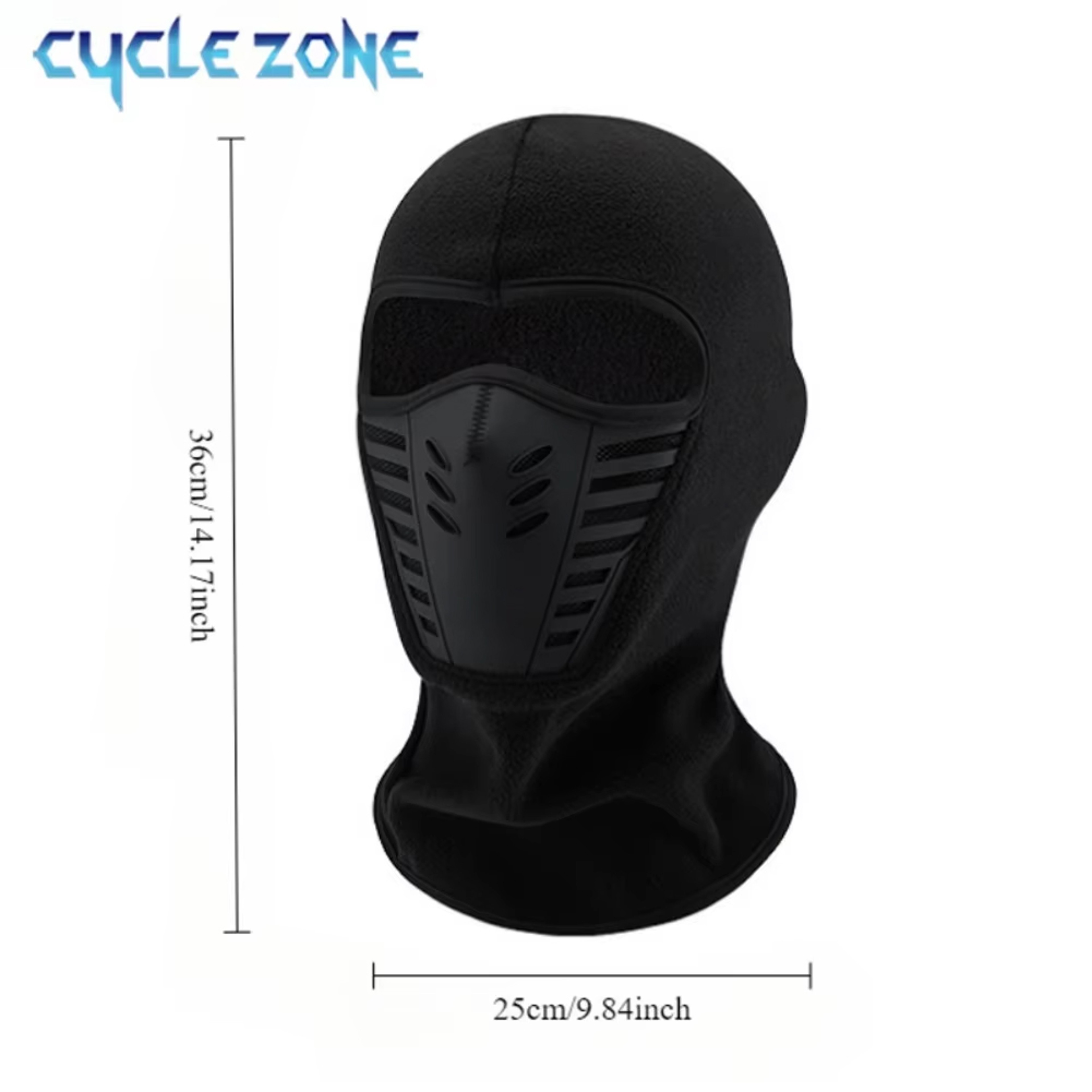 Mask Winter Thermal Motorcycle Balaclava, Dustproof Fleece Cap for Ski Cycling Riding – view 6