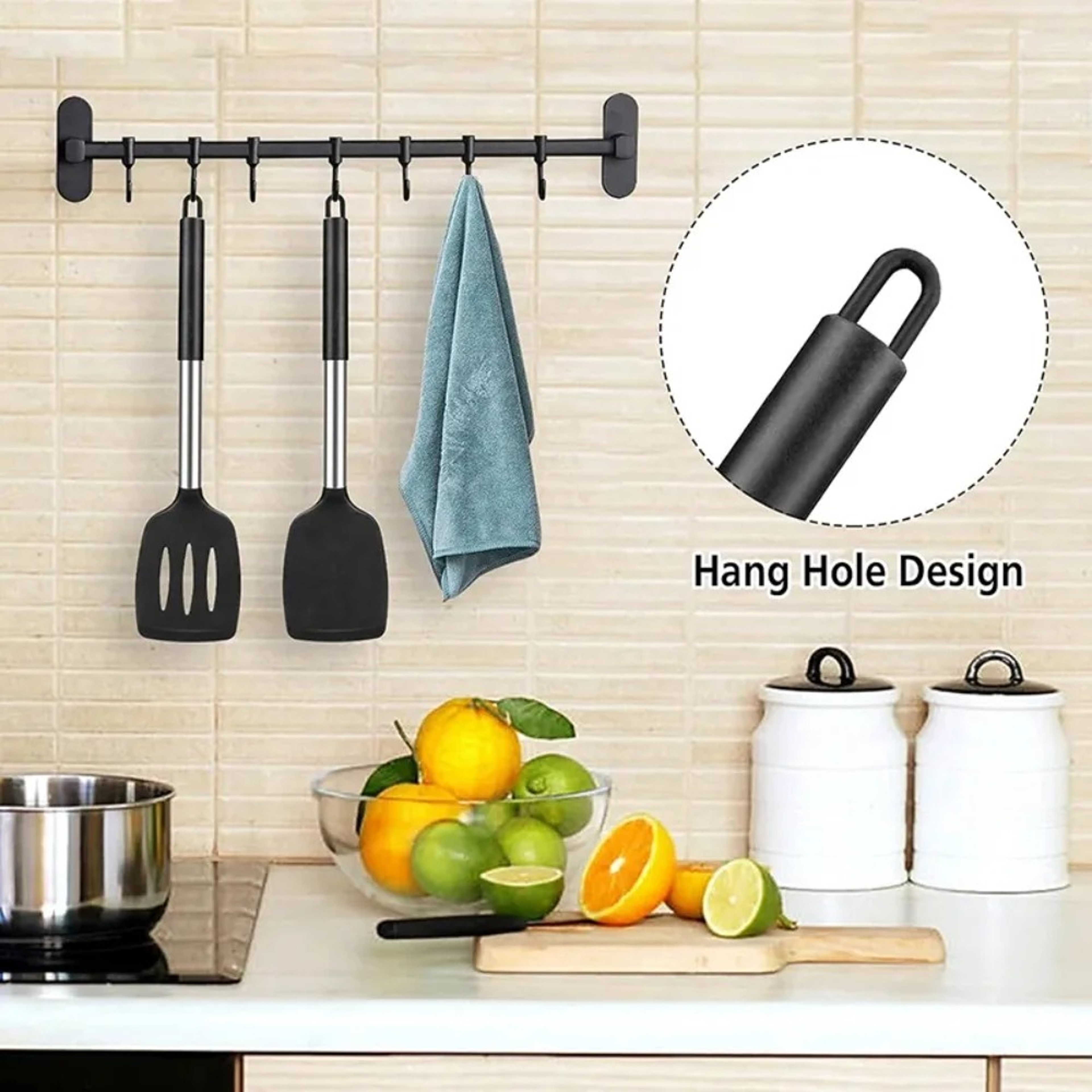 Silicone Spatula Set, Heat Resistant Non-Scratch Kitchen Utensils, Perfect for Frying, Baking & Cooking Essentials, Dish – view 2