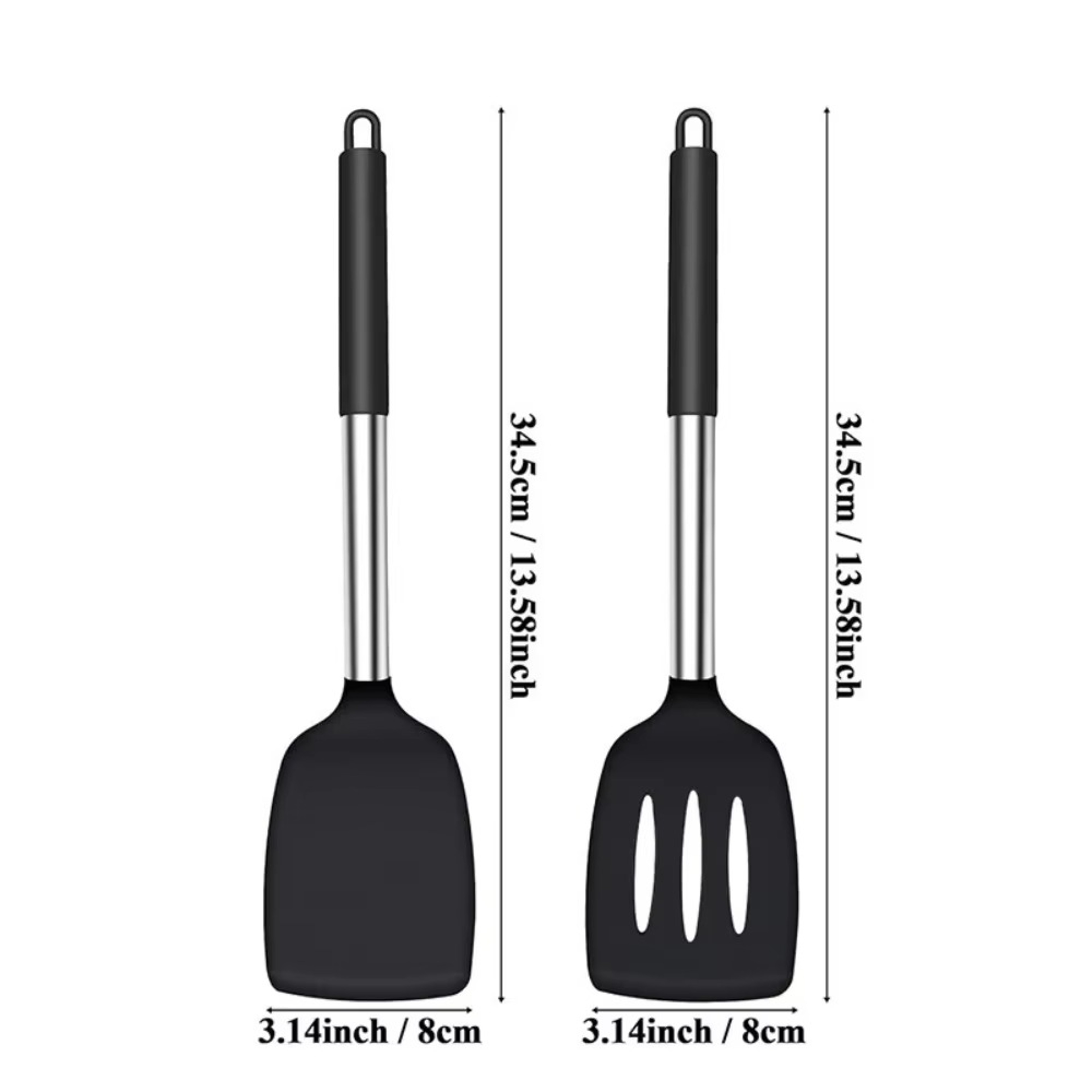 Silicone Spatula Set, Heat Resistant Non-Scratch Kitchen Utensils, Perfect for Frying, Baking & Cooking Essentials, Dish – view 6