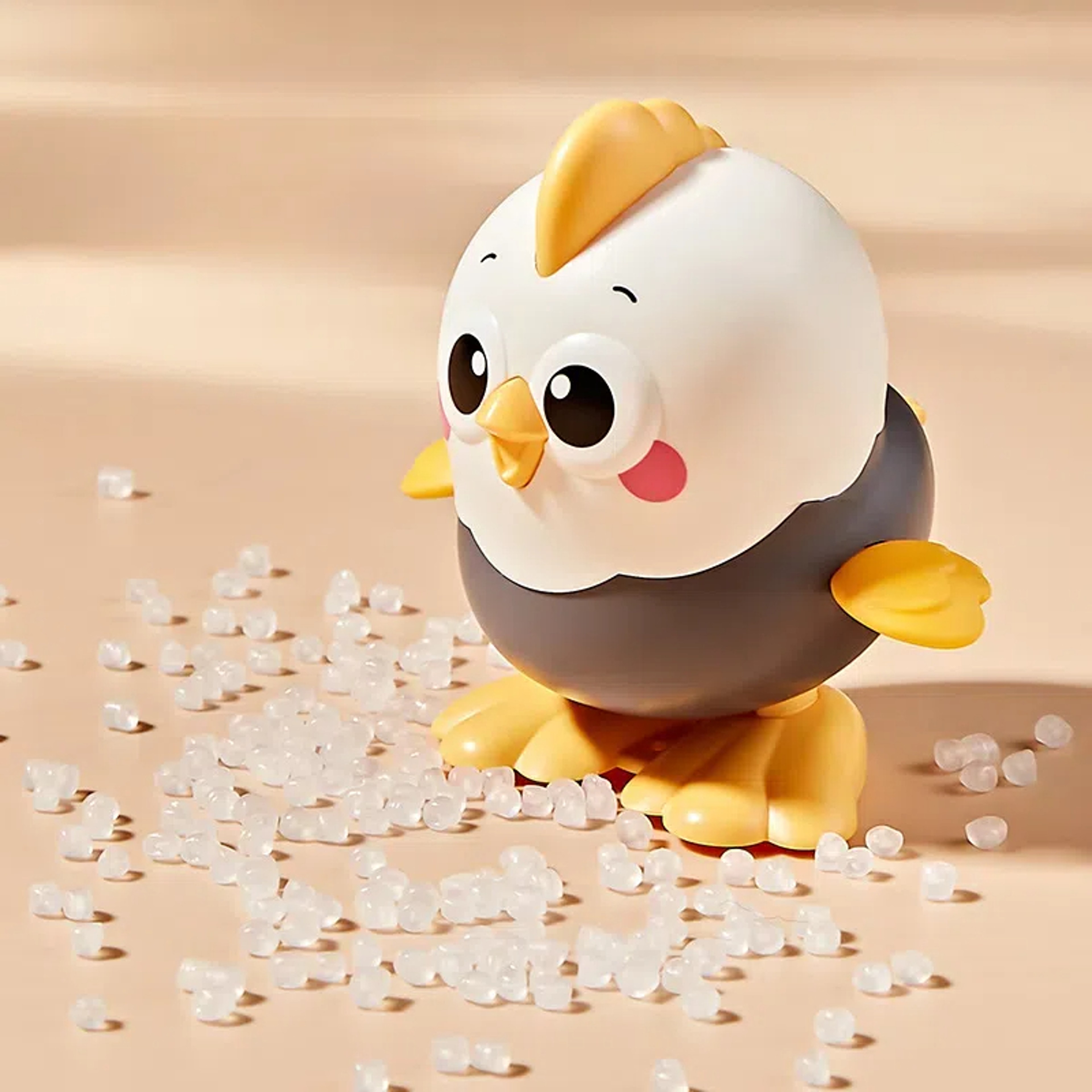 Cute Walking Animal, Clockwork Toy Chick on Chain for Fun Play – view 4