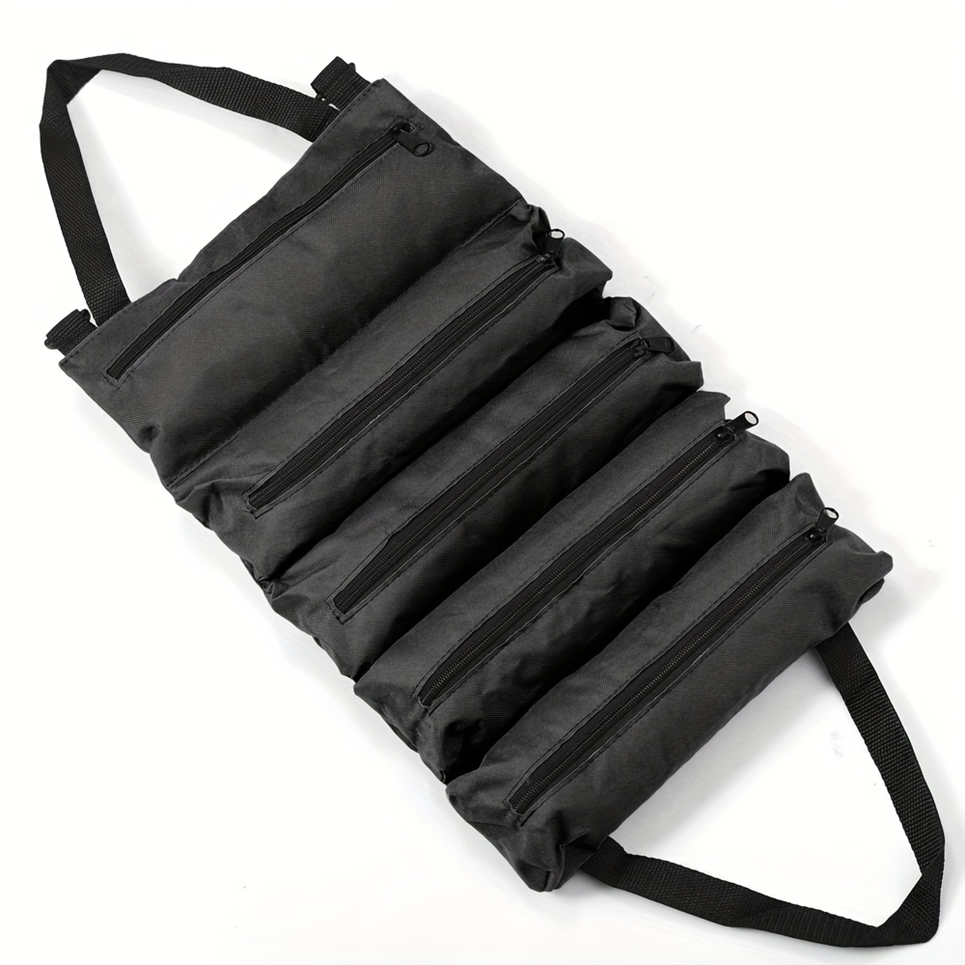 Oxford Fabric Multi-Tool Organizer, Heavy-Duty Roll-Up Tool Bag, All-in-One Garage Storage for Carpenters – view 8