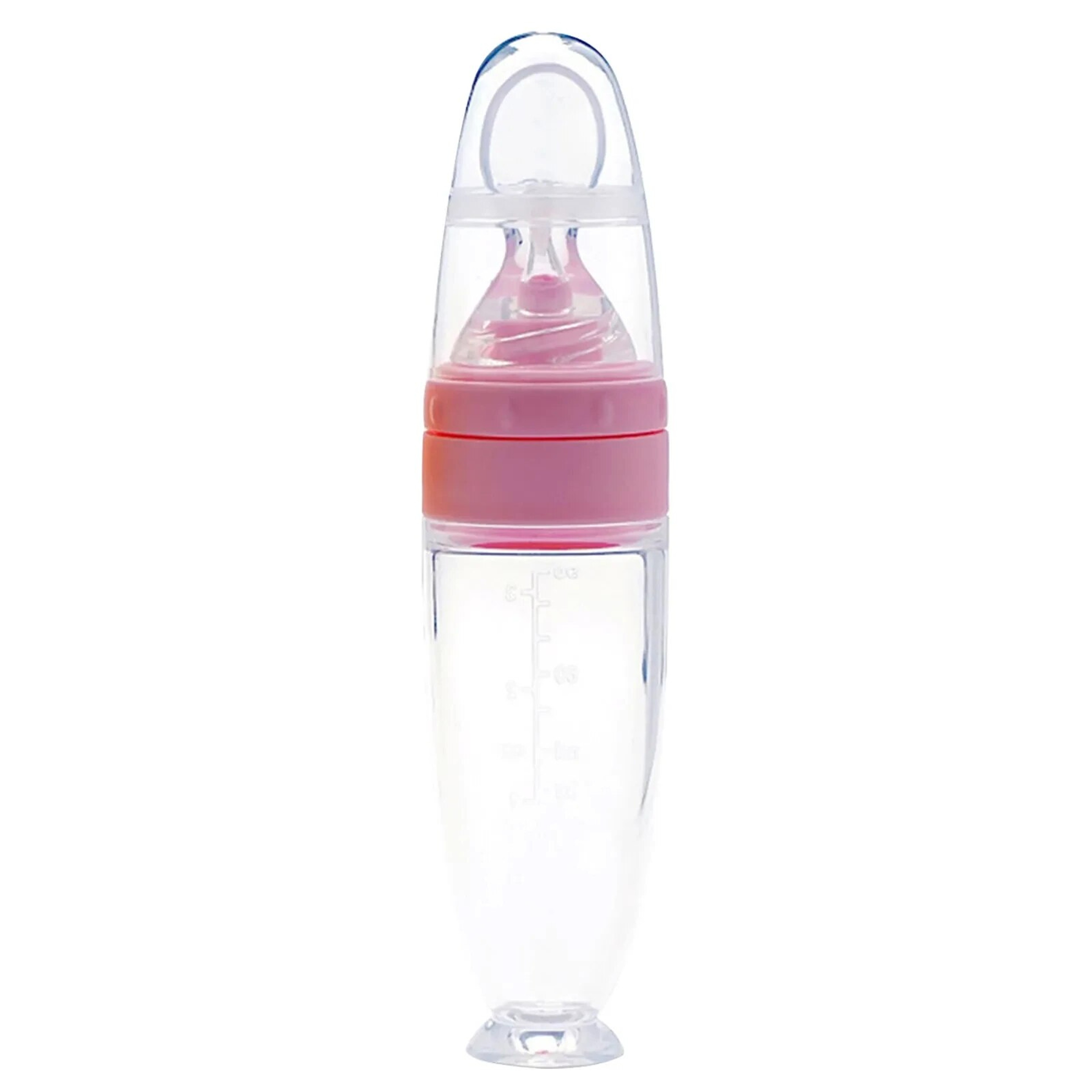 Squeeze Feeding Spoon, Depressible Silicone Bottle, Training Feeder – view 7