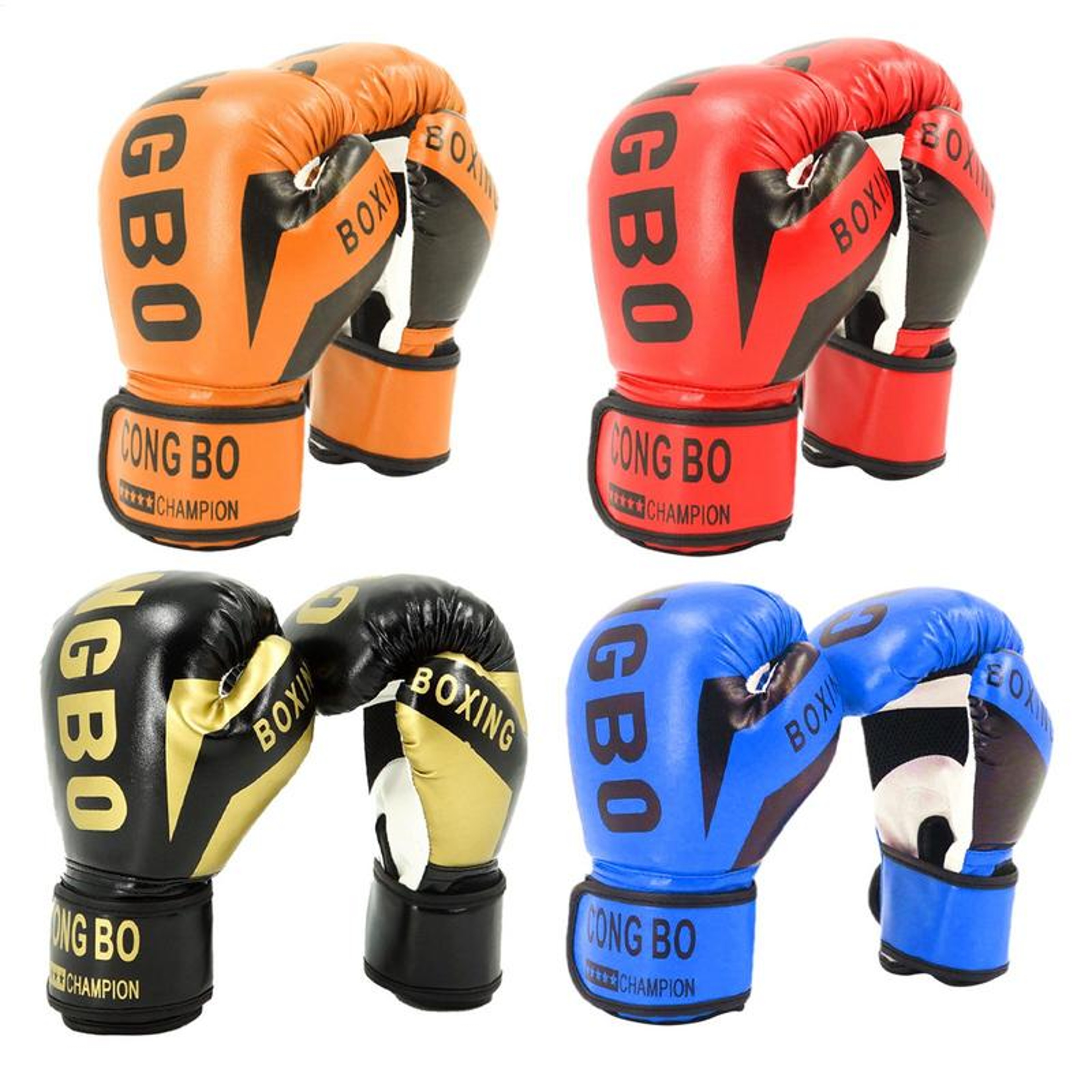 Punching Training Gloves, Kids Leather Boxing Mitts, Children Gym Workout Hand Protector – view 1