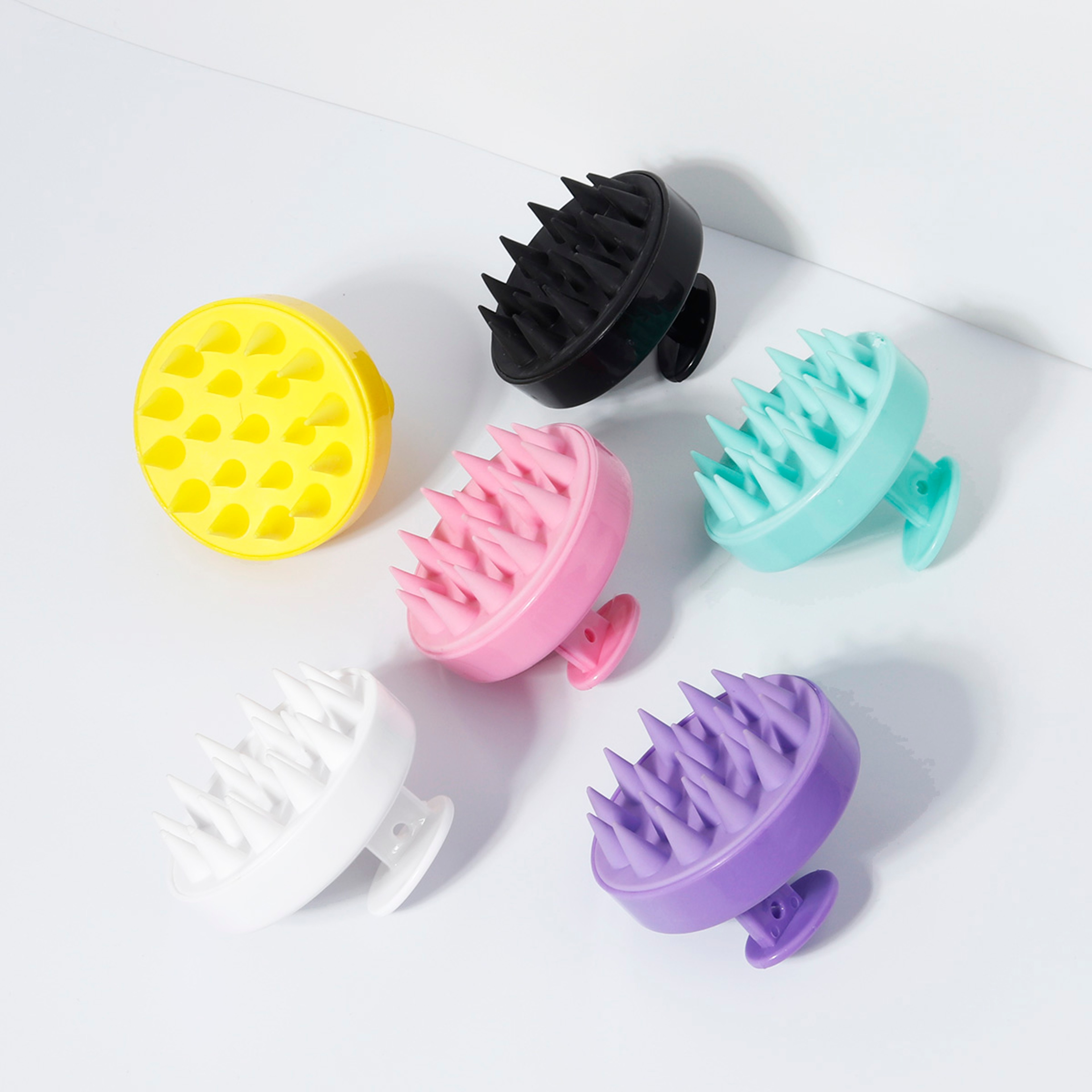 Silicone Scalp Massage Comb, Thoroughly Clean Hair, Soft Shampoo Brush – view 1