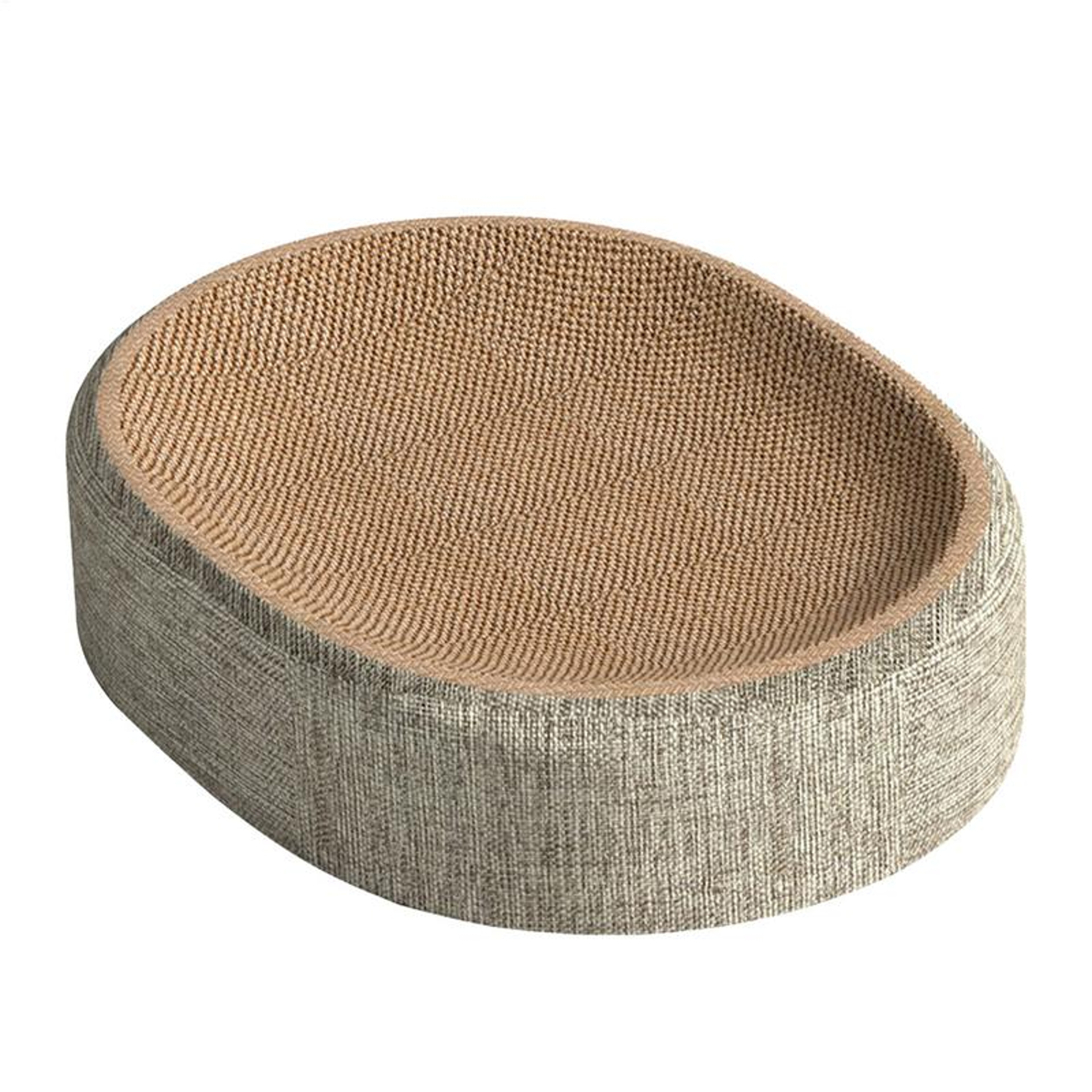 Sisal Scratching Cat Bed, Oval Shape Scratch Pad, Multifunctional Pet Sleeping Mat for Cats – view 4
