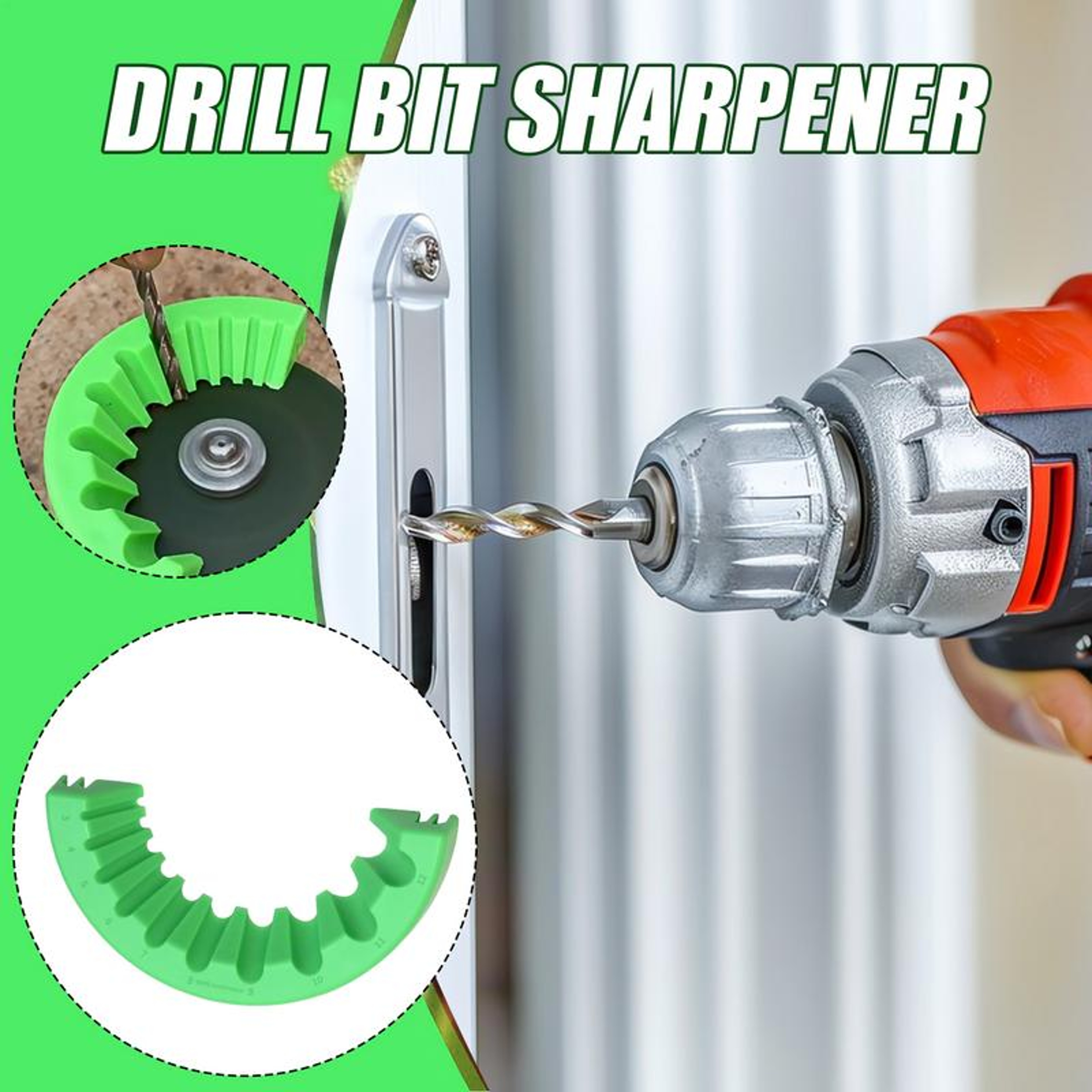 Drill Bit Sharpener For All Bits, Portable Multi-Sizes Power Tool Attachment – view 5