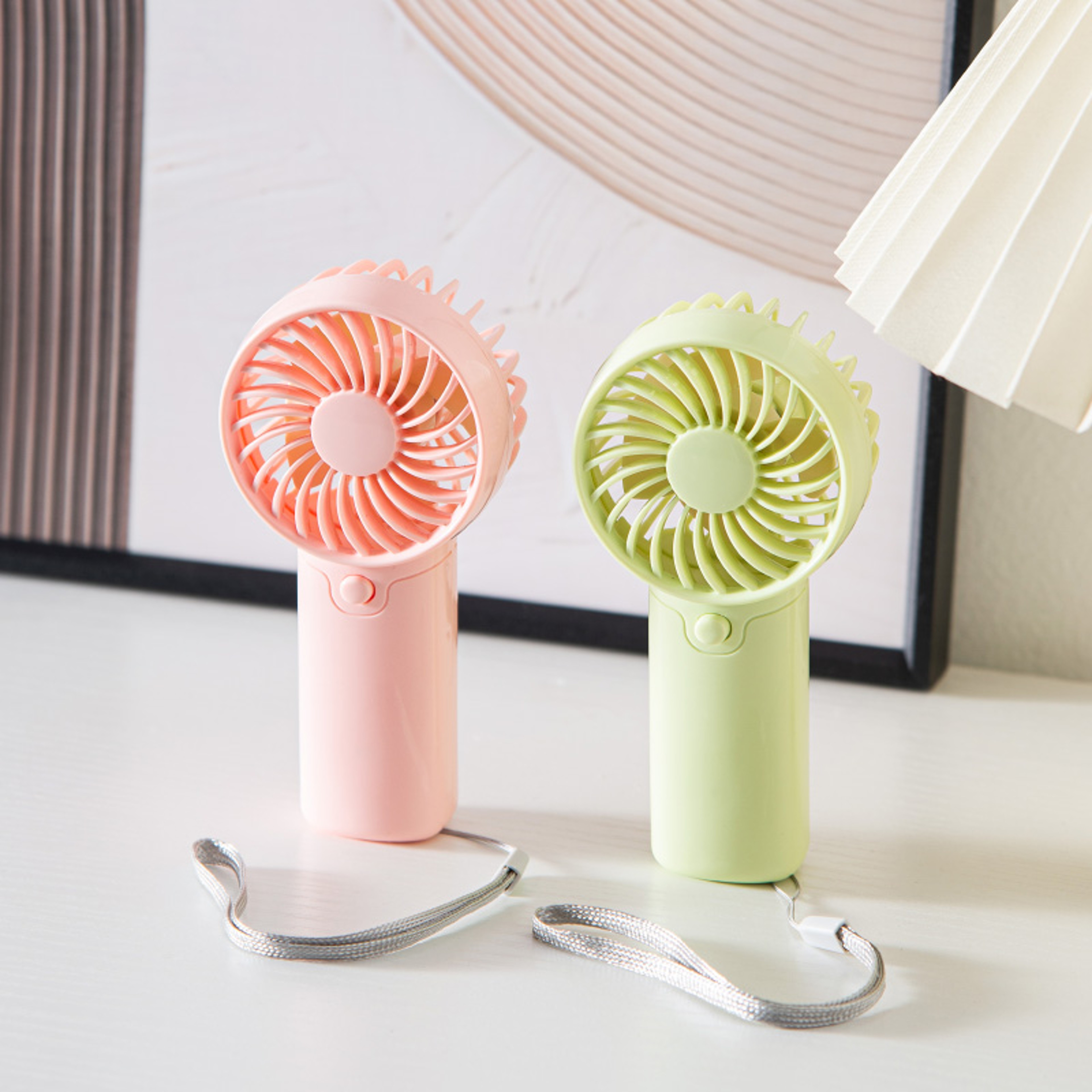 Handy PocketSized Electric Fan Low Noise Portable Fan For Outdoor Use 4