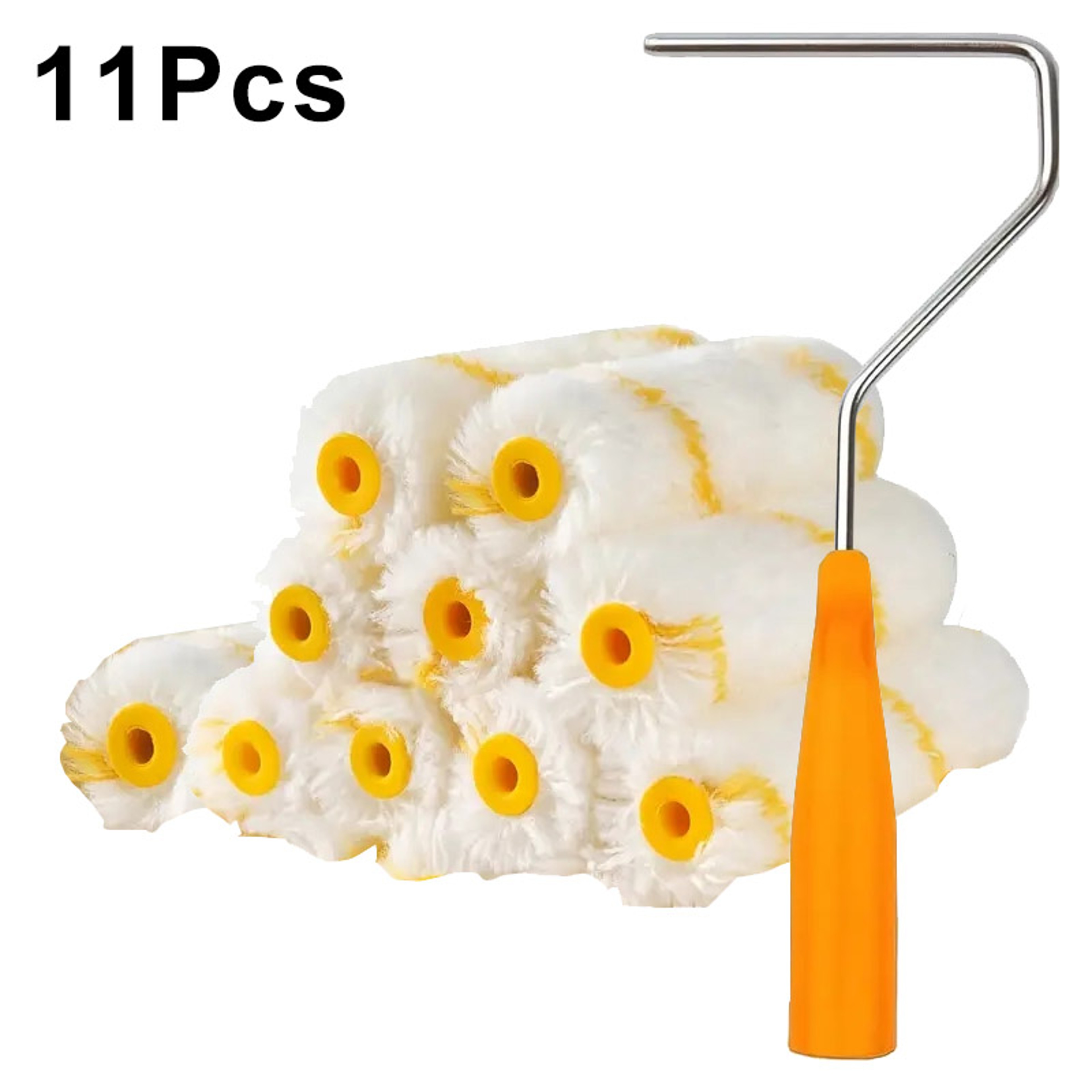 Latex Paint Roller Brush For Home Dense Bristles Ideal For Walls Cabinets Doors Fences And Ceilings 6