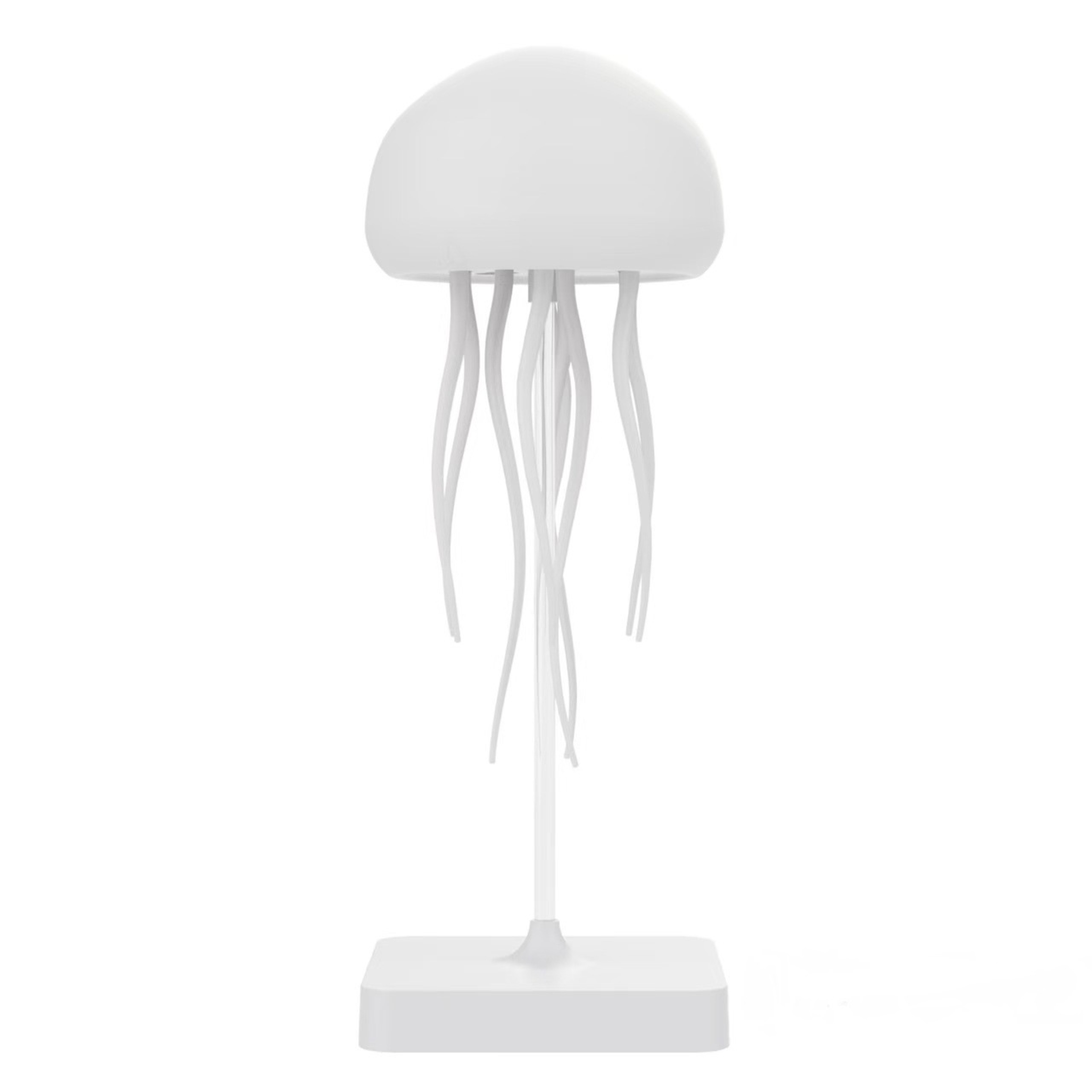 Cute Jellyfish Bedside Lamp RGB Gradient, Cartoon Jellyfish Night Light, Voice Control Type C Charging LED Night Lamp – view 7