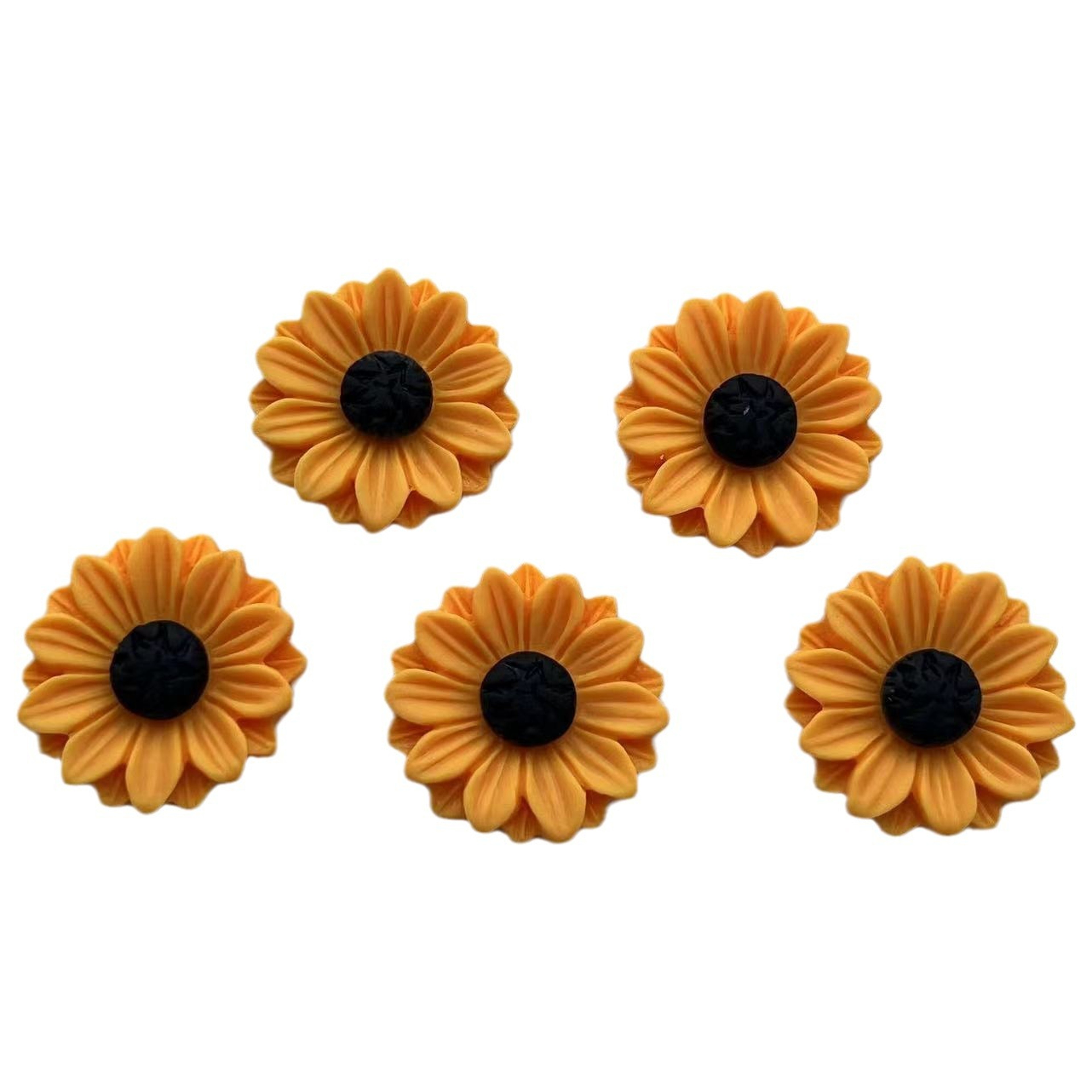 Sturdy Resin Sunflower Magnet, Kitchen Fridge Magnet, Office Organizer, Home Decoration Holiday Gifts – view 6