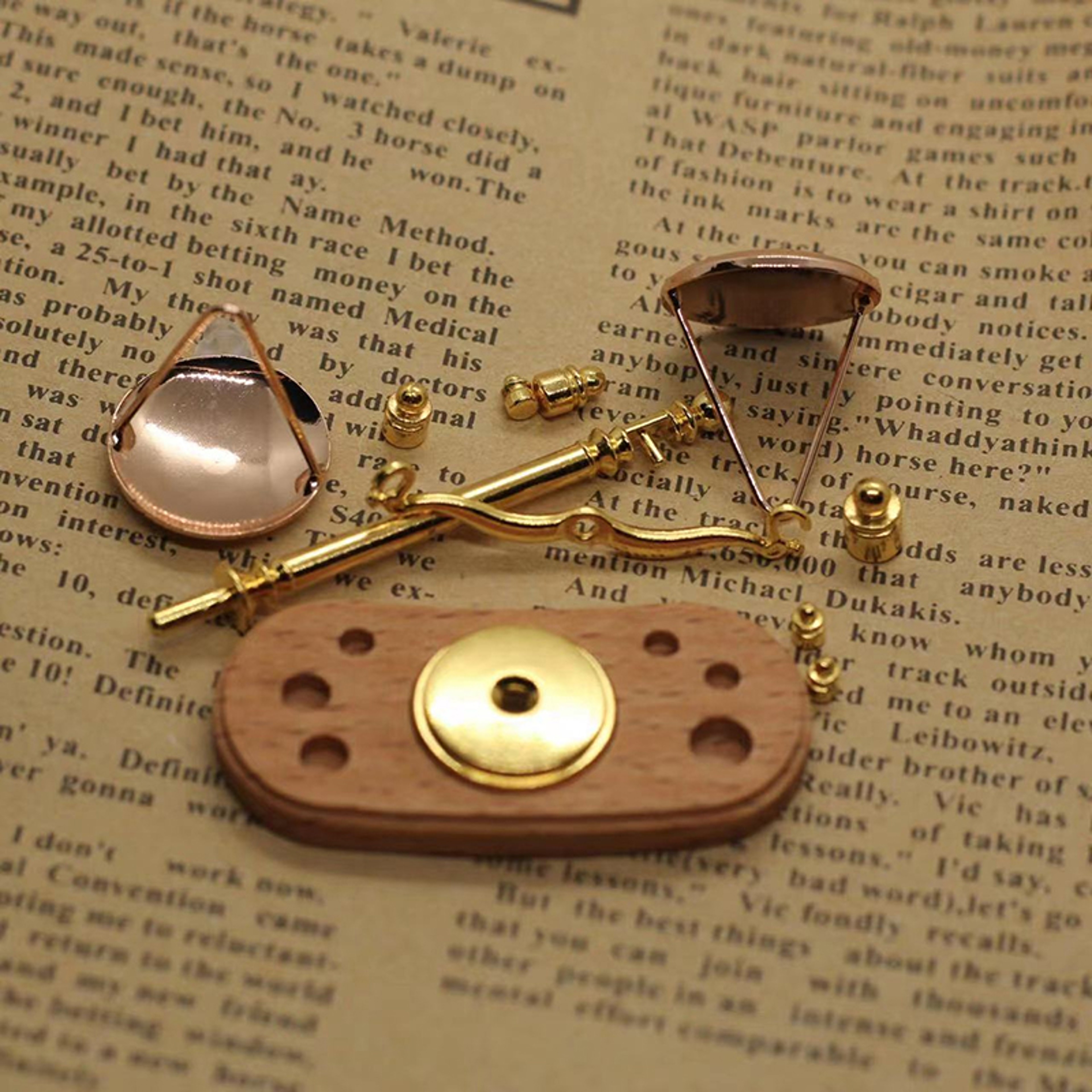 Miniature Accessories Antique Justice, Scale Model, Mini Vintage Balance Scales Ornament, Kids Gift for Home – view 5