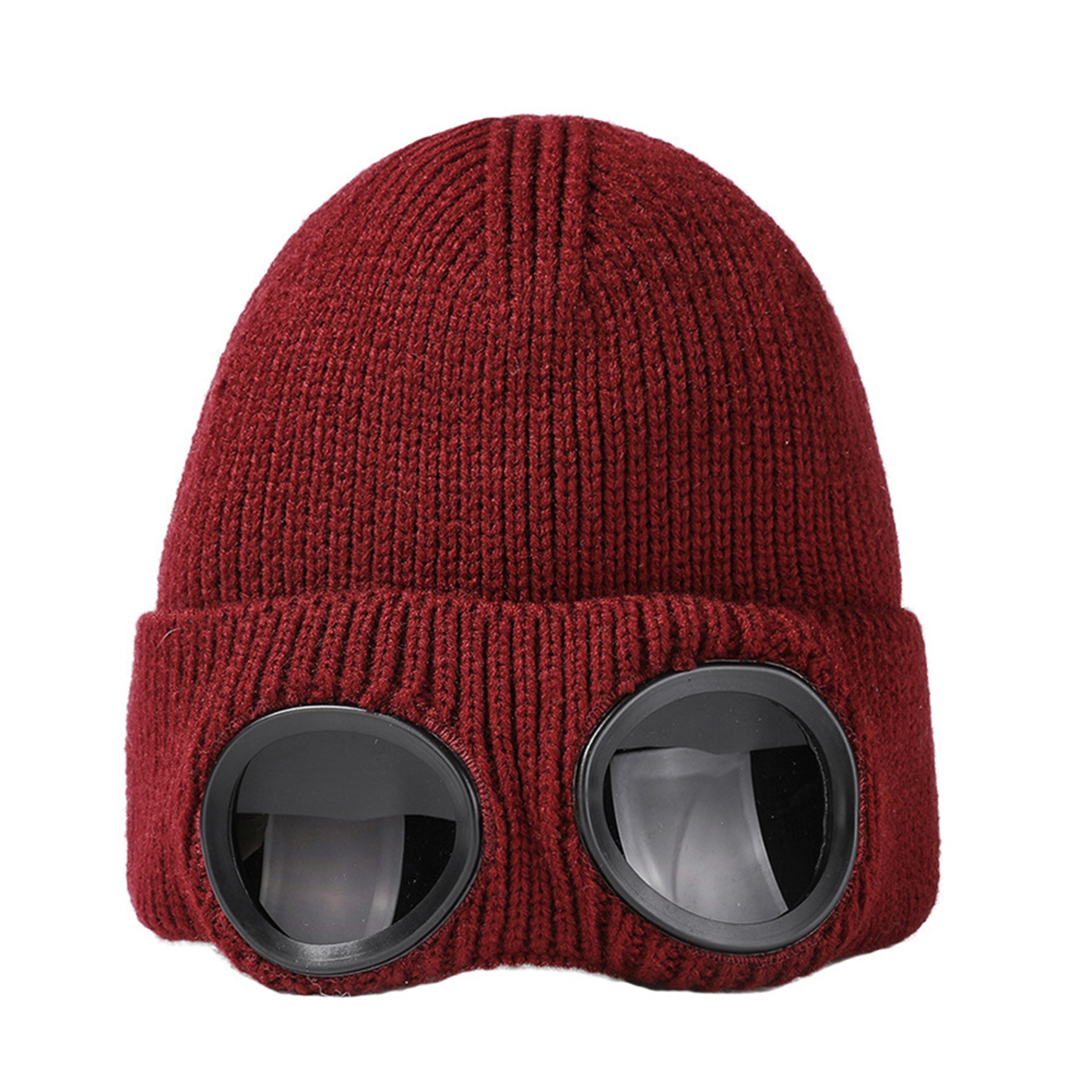 Knitted Ski Mask Cap Outdoor Winter Warm Cycling Beanie Hat For Women And Men Windproof 10