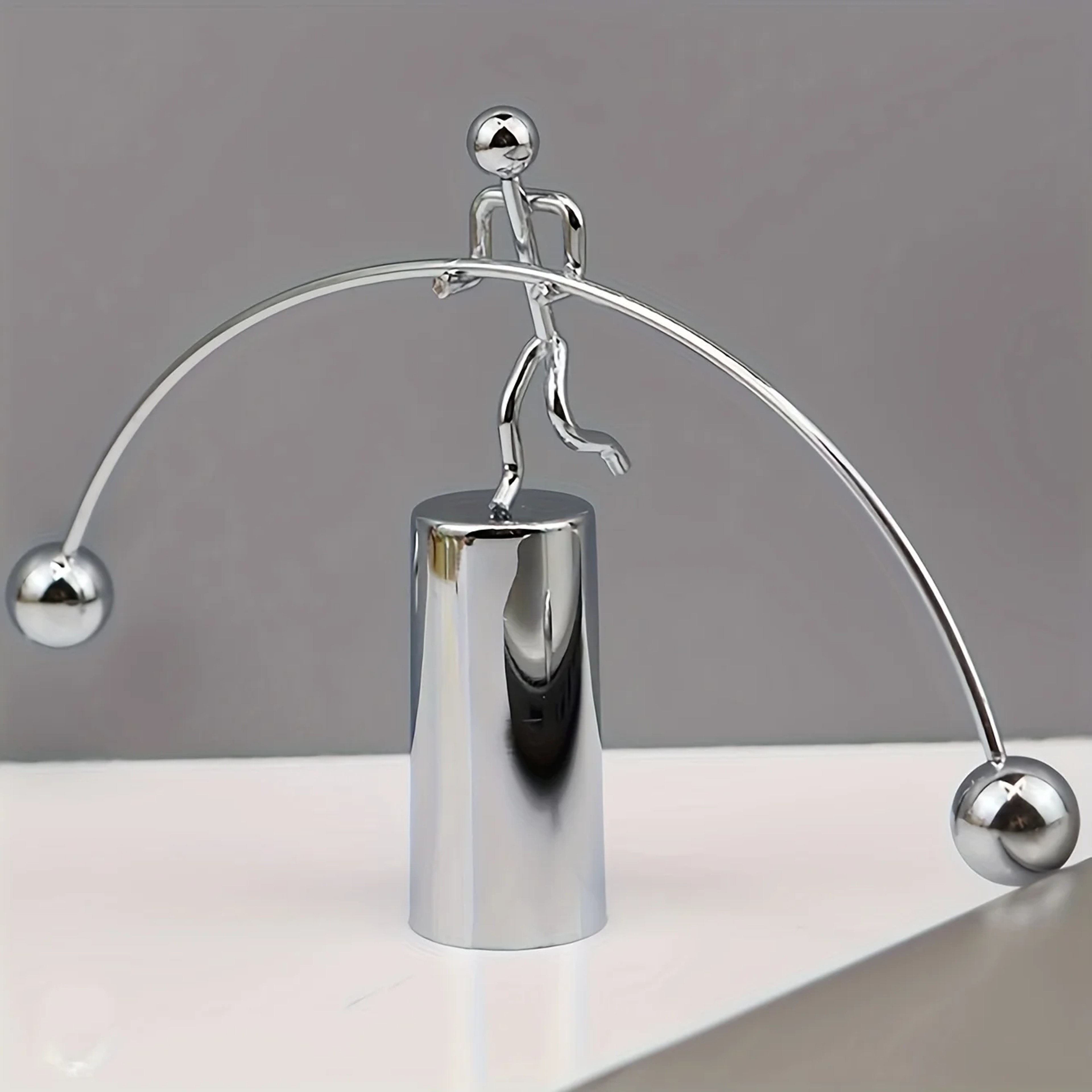 Home Office Accessories Steel Balanced Weightlifting, Little Iron Man Balance Ball, Swinging Art Decompression – view 3