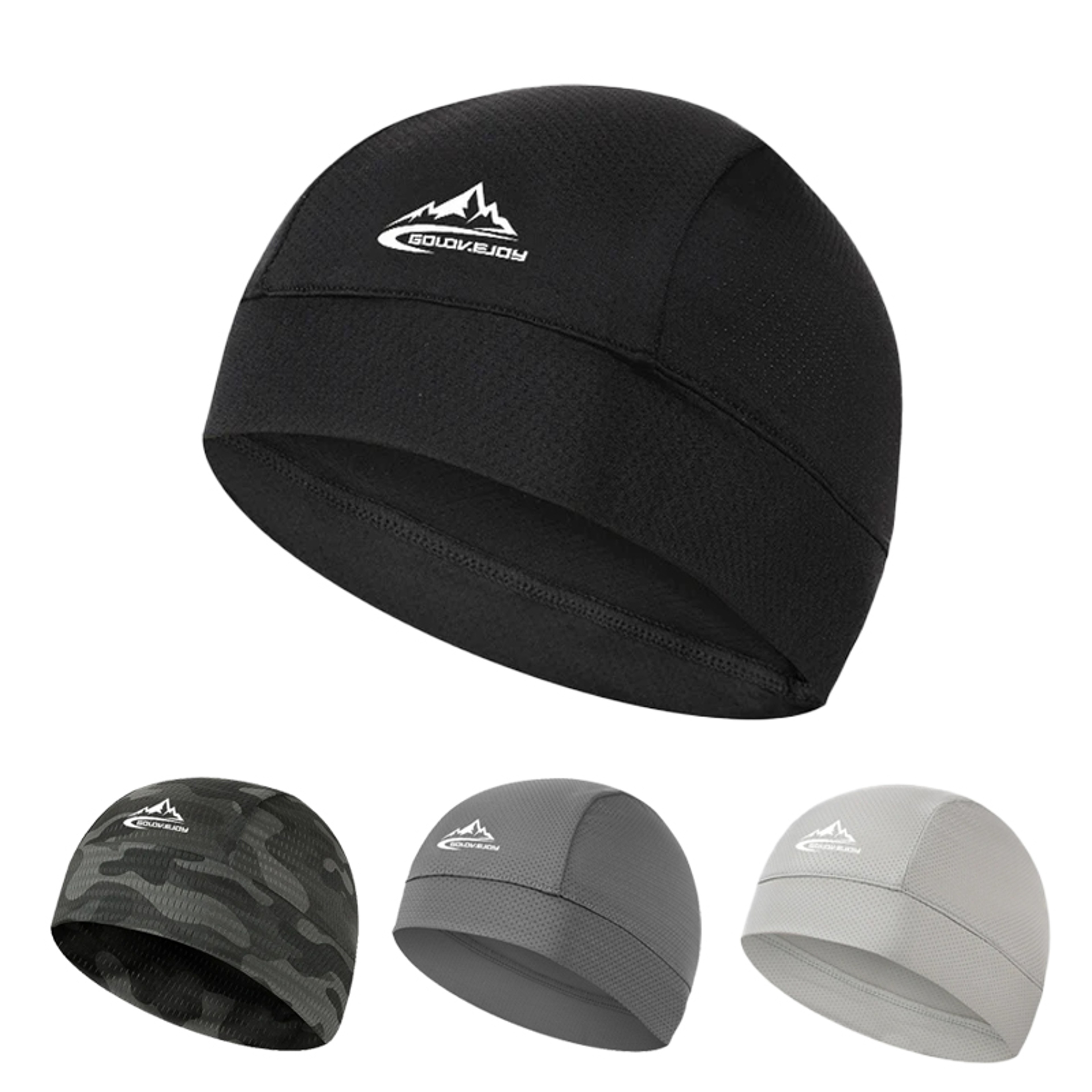 Quick Dry Cycling Cap, Anti-UV Sports Hat, Cooling Skull Cap Helmet Liner Sweat Cap for Outdoor Bike MTB Running for Men – view 1