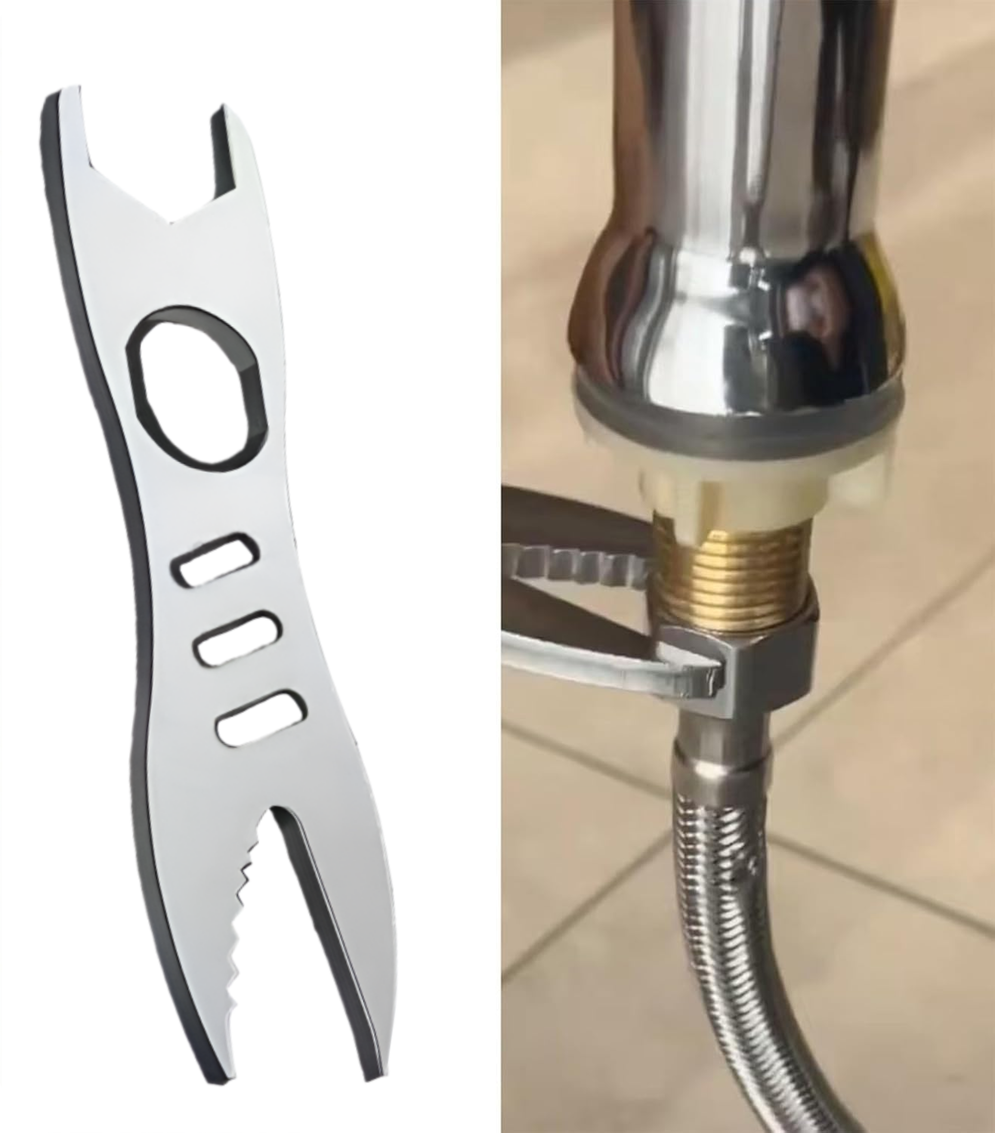 Multi-purpose DIY Hand Tool, Double End Open Wrench, Torque Wrench for All Screw Sizes – view 2