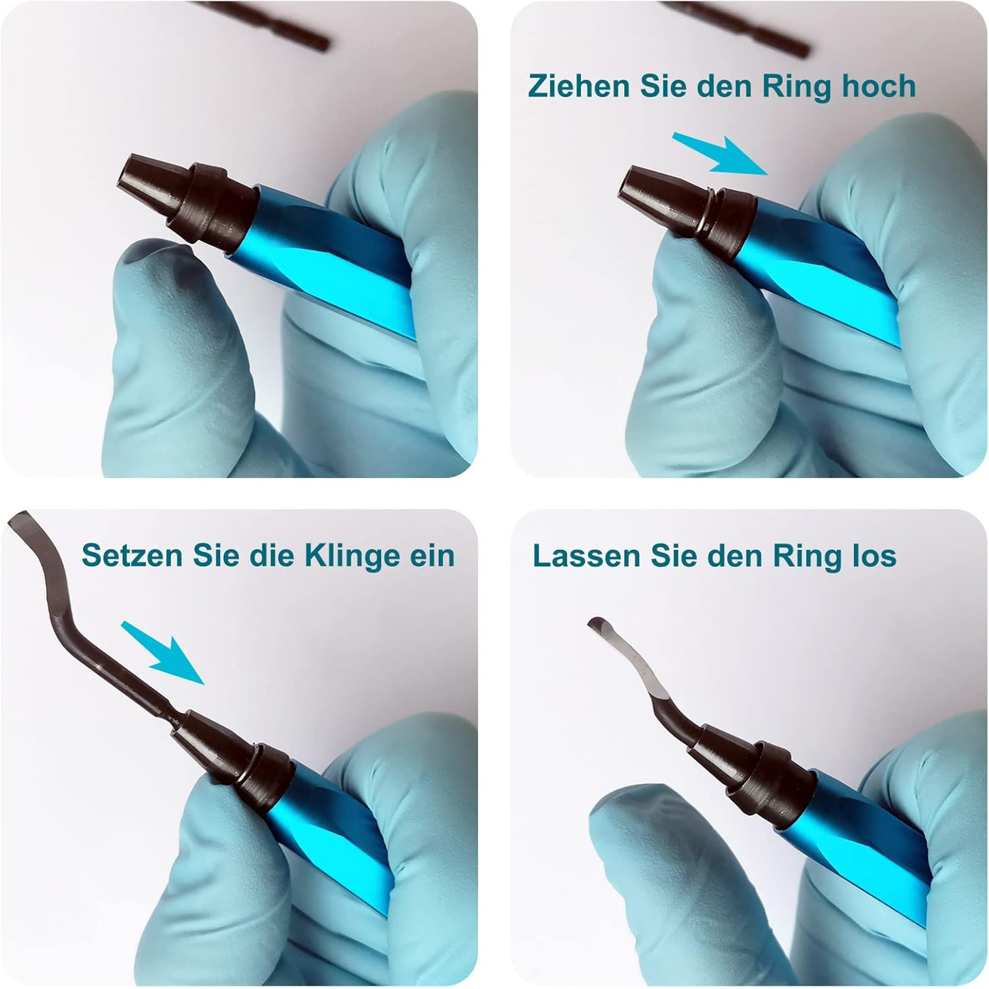 Burr Removal Tool with High Speed Steel Blades for Metal, Plastic, PVC, Copper, and Resin – view 4