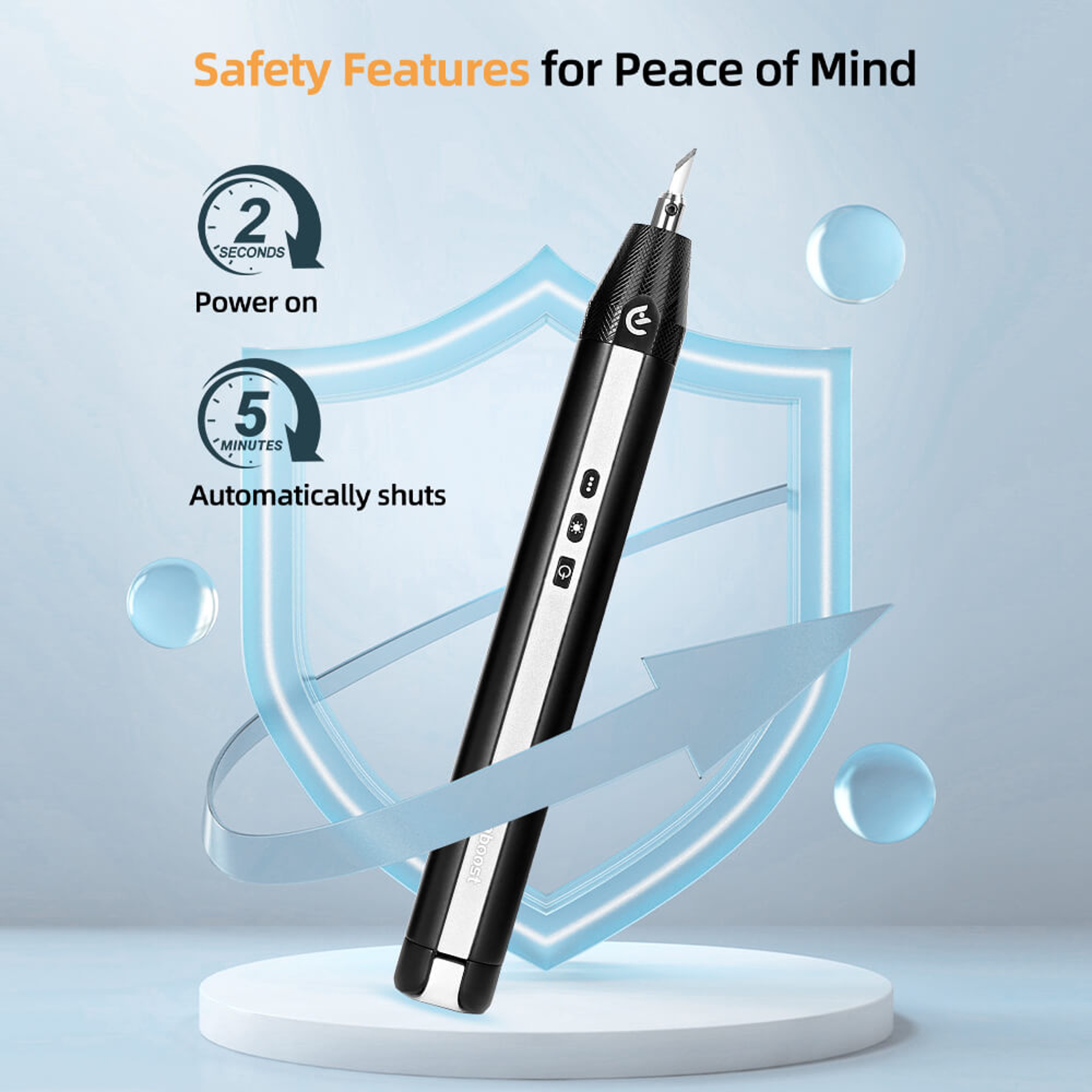 Precision Cordless Ultrasonic Cutter Craft Tool For Acrylic Leather And Model Making 3
