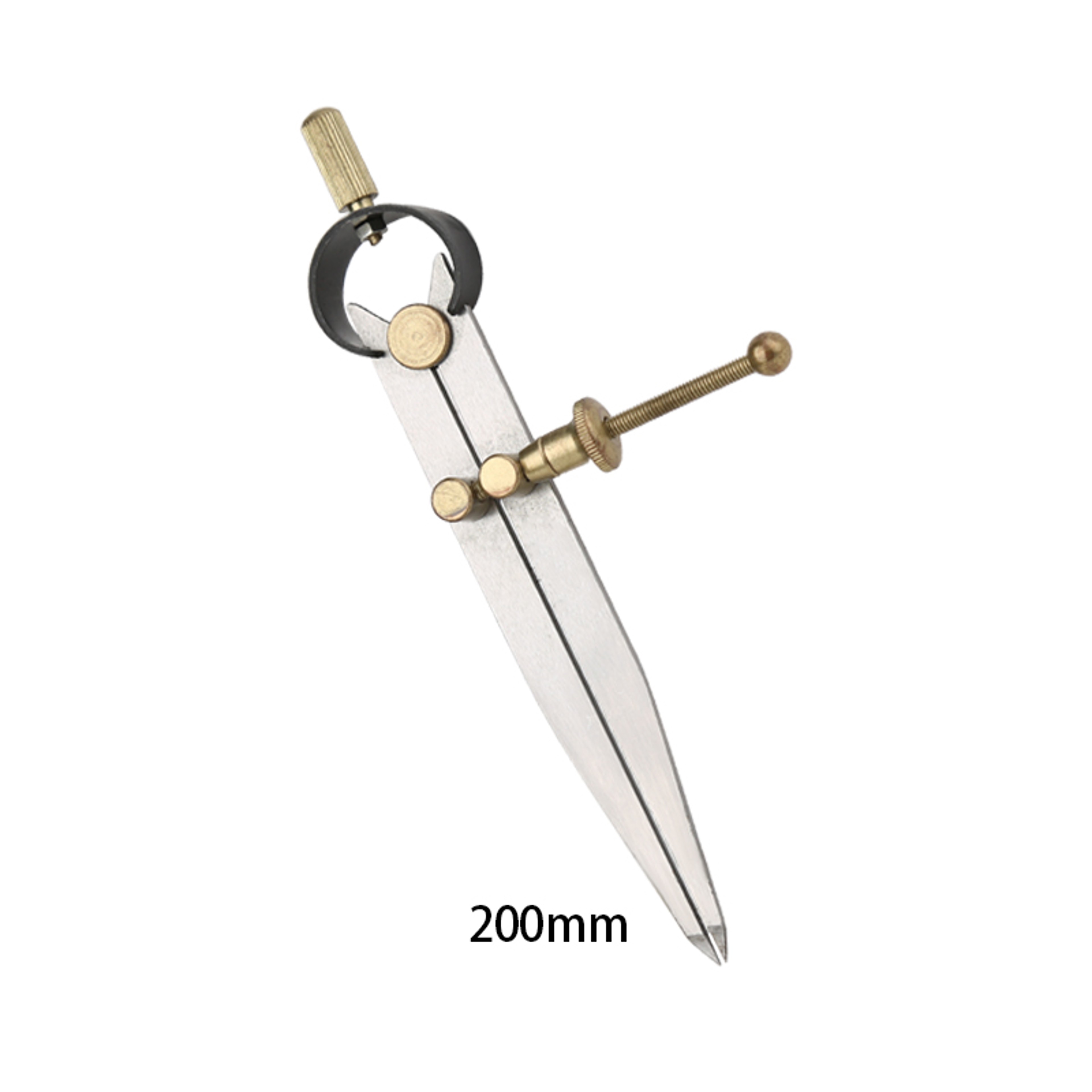 Multiple Types Adjustable Leather Spacing Gauge, Leathercraft Making Tool, Metal Edge Line Compasses Tool – view 8