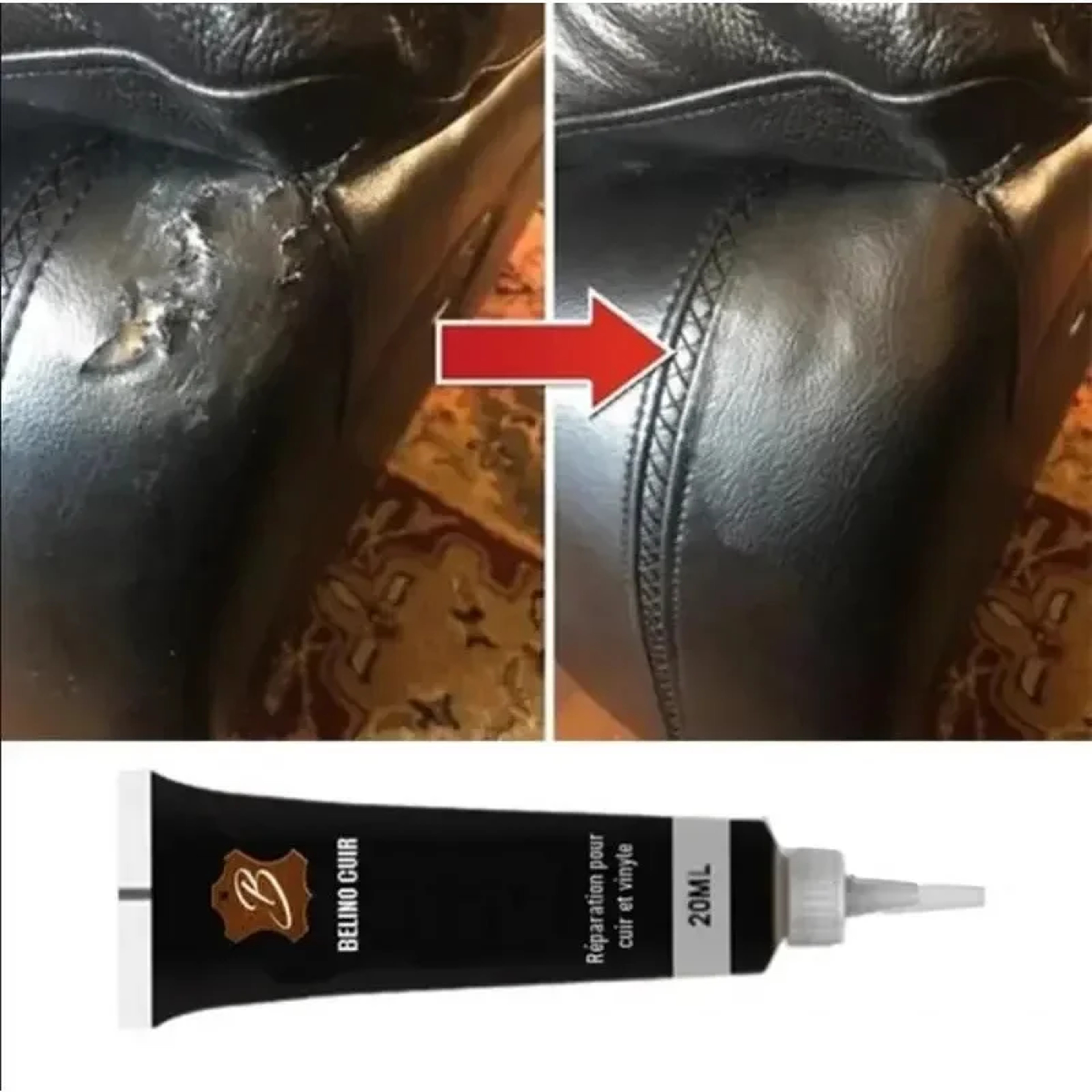 Shoe Cleaner and Liquid Leather Finish Renovation Cream, Car Care Kit, Household Repair Kit – view 1