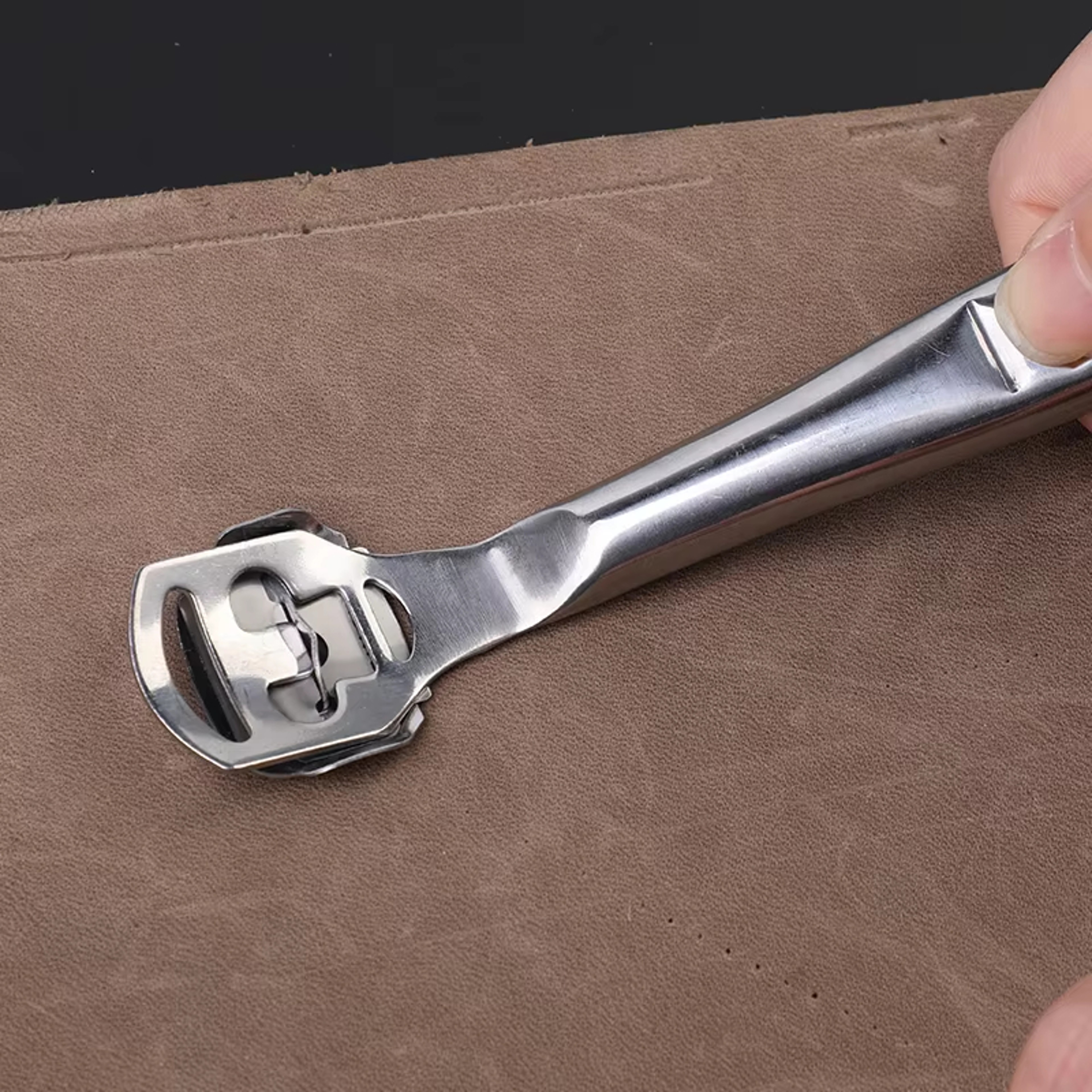 Leather Skiving Tool, Fenrry Edge Skiver Beveler, Professional Trimming Knife for Leatherwork, DIY Leather Cutter – view 6