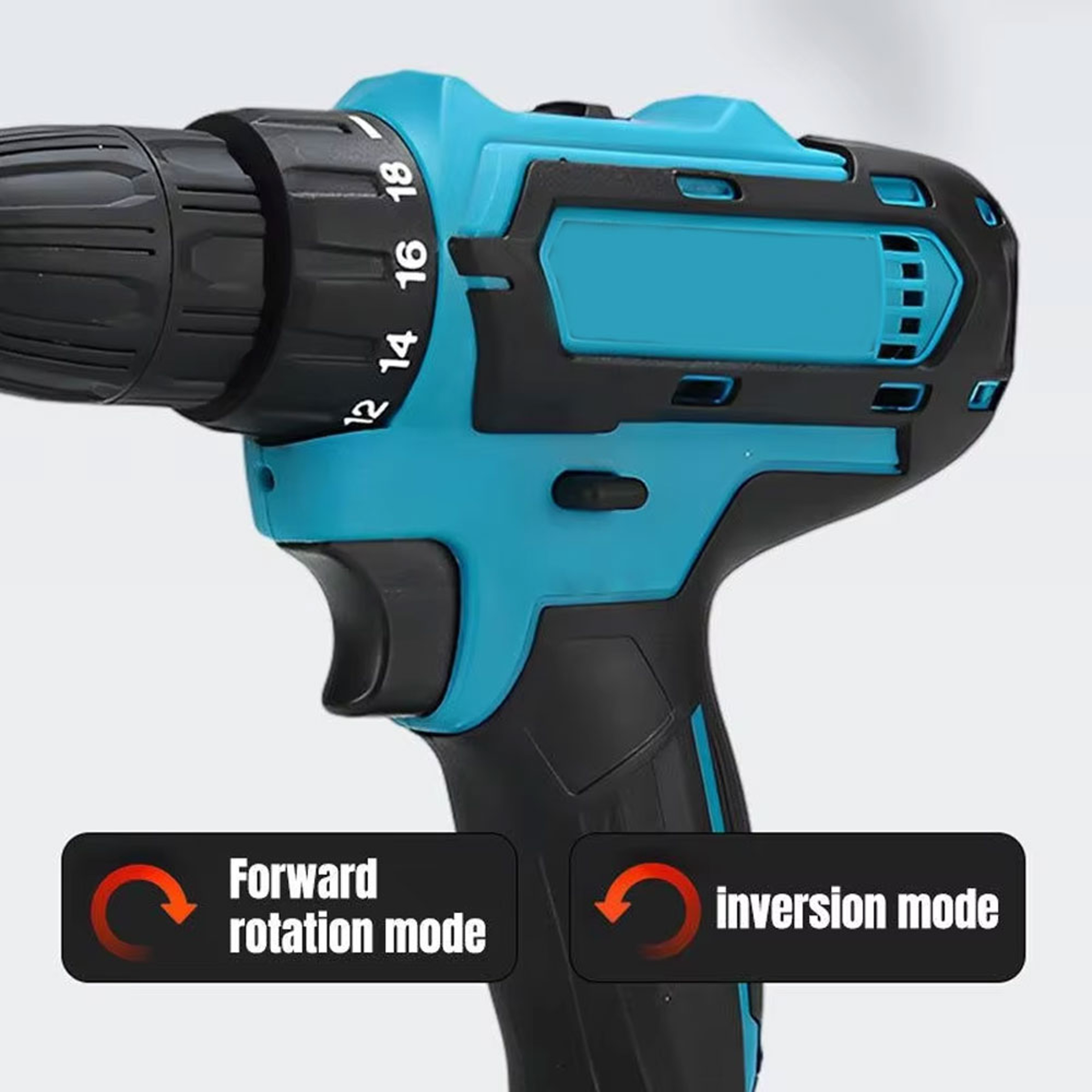 Lithium Battery Cordless Impact Drill, Multifunctional Electric Drill, Rechargeable Speed Power Tool, Screwdriver – view 2