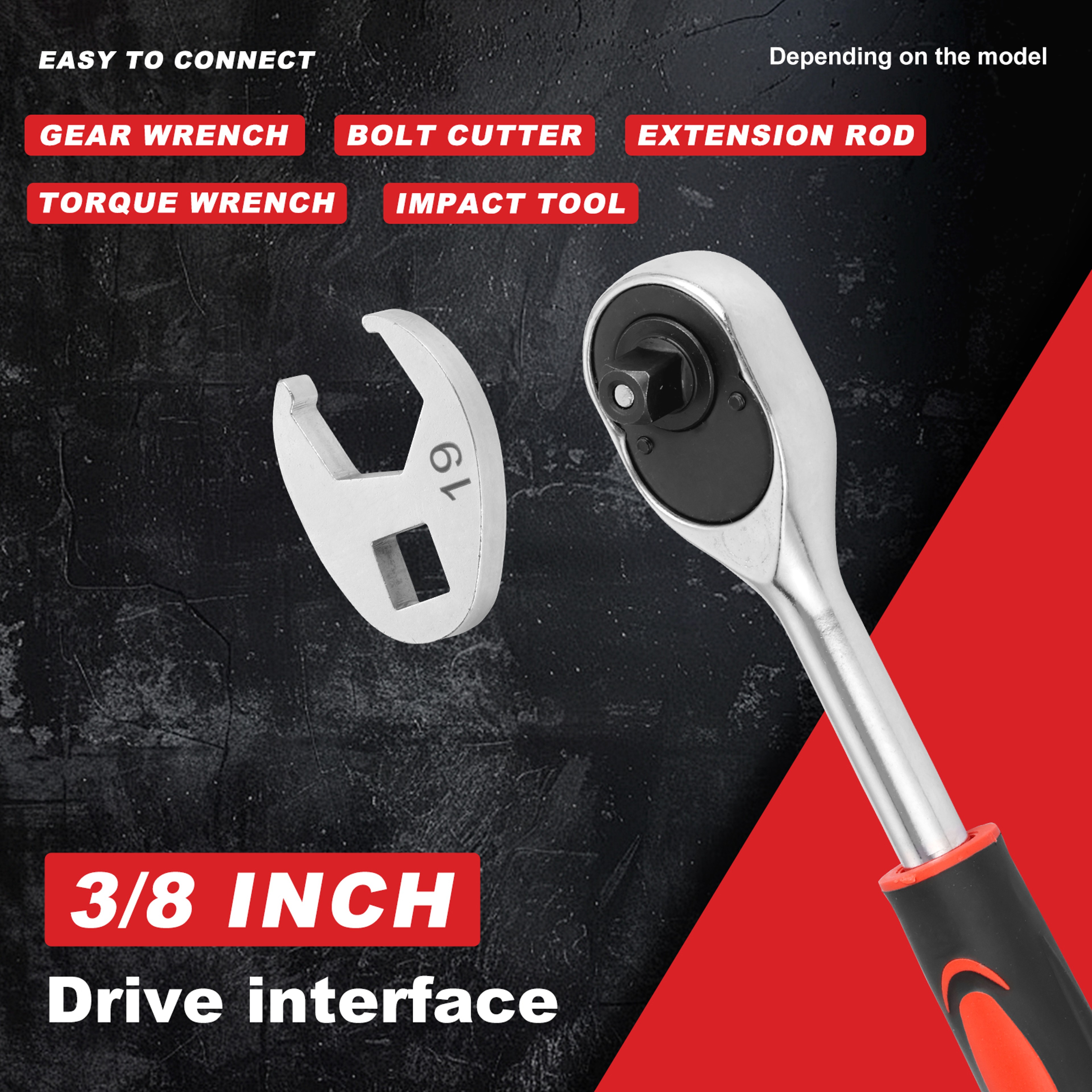 Dual Purpose Wrenches Tool Kit Flare Nut Wrench Set Crowfoot Wrench Set With Rack Horn 1