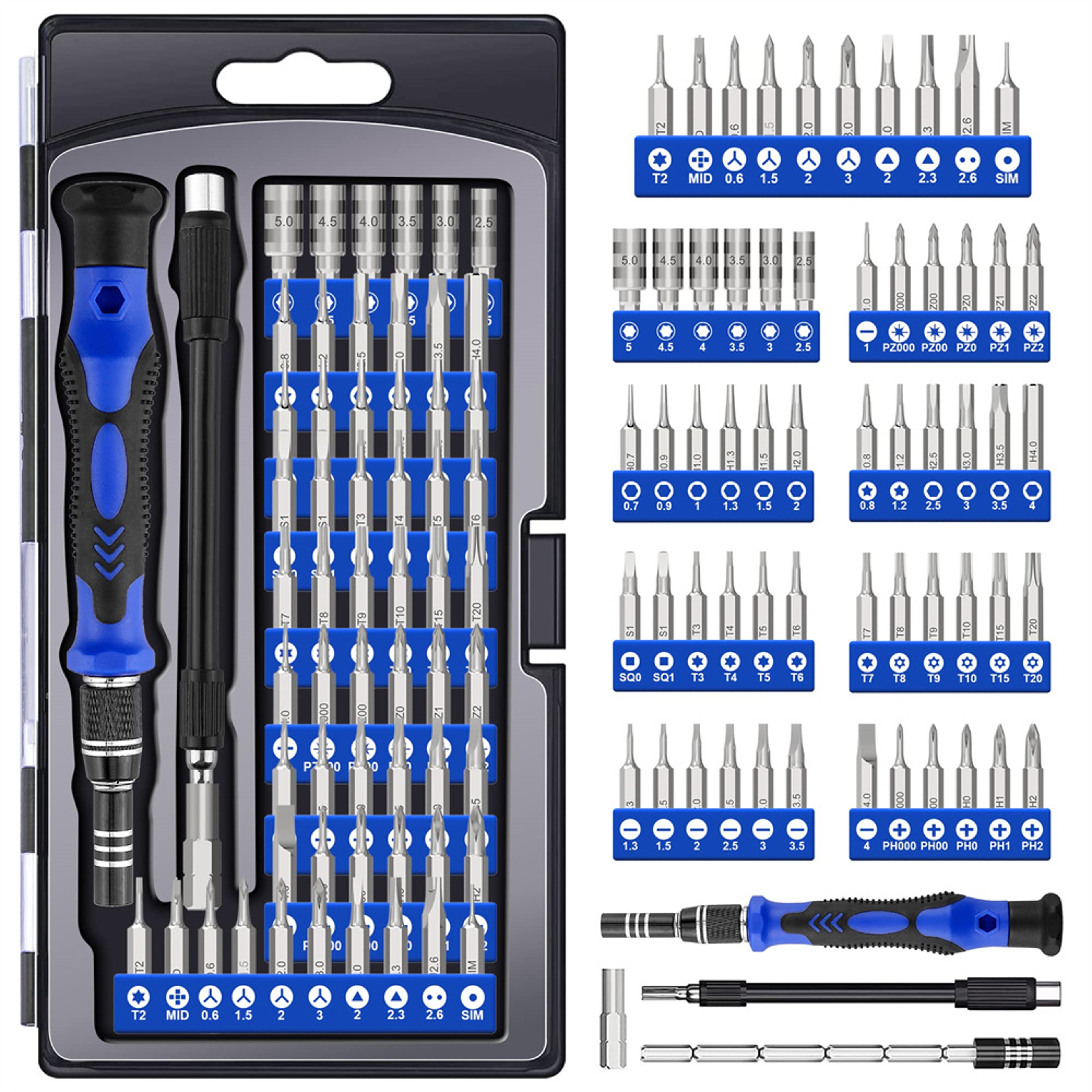 Magnetic Precision Screwdriver Set With Flexible Shaft Torx  Phillips Bits For IPhone And Xiaomi De 0