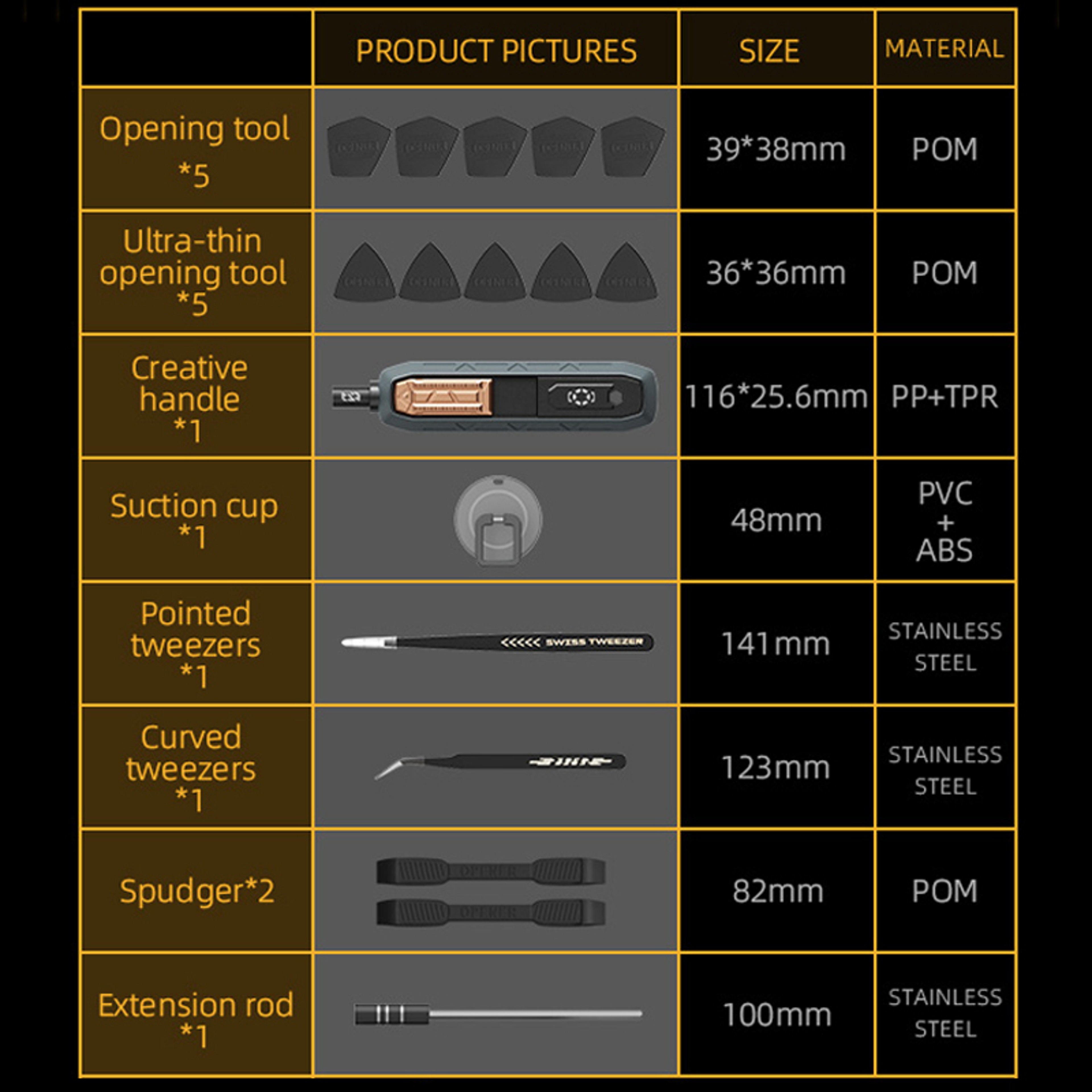 Precision Screwdriver Tool Set With CRV Magnetic Bits For Glasses And Electronics Repair 4