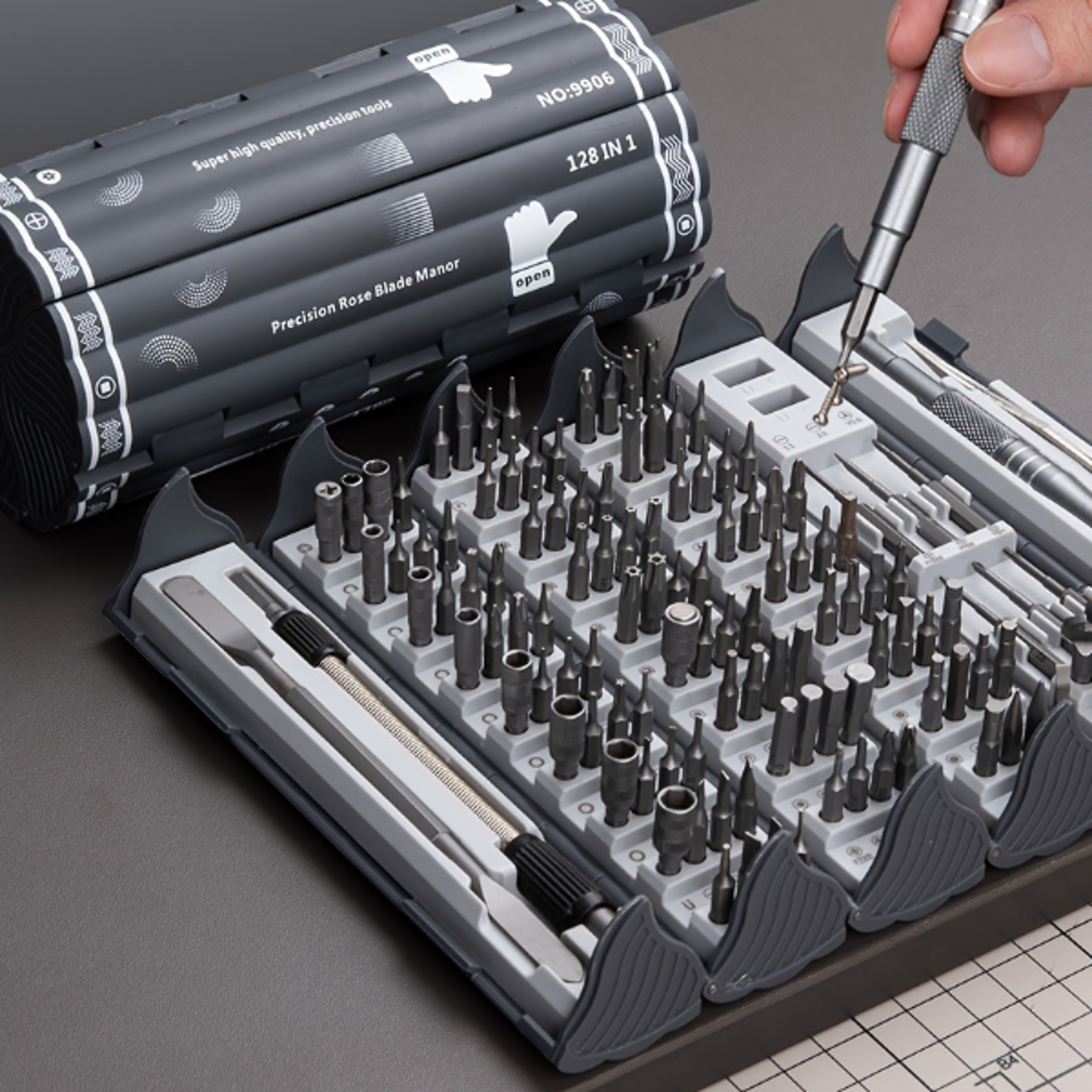 n Screwdriver Set 128 in 1 Manual Repair Tools Magnetic Phillips Torx Screw Driver Bits for iPhone P
